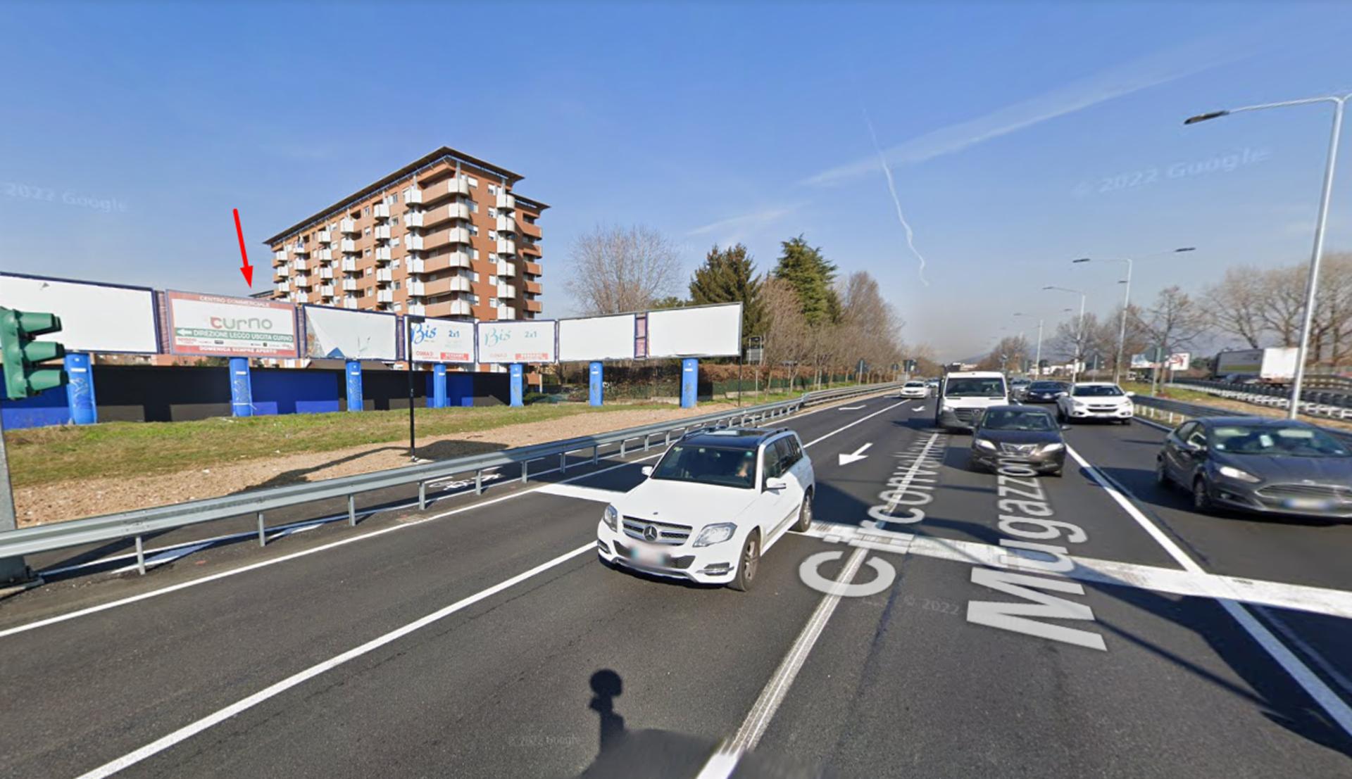 Impianto 6 X 3 a Bergamo, in zona McDonald's