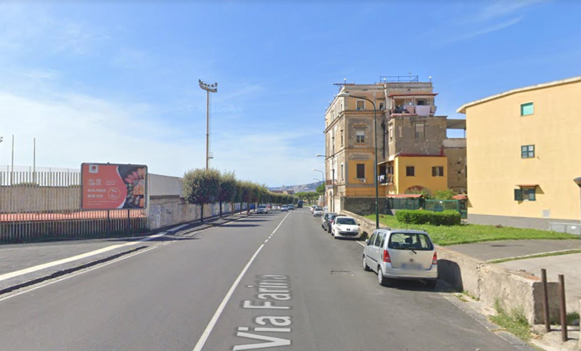 Impianto POSTER a Portici, in zona Stadio San Ciro