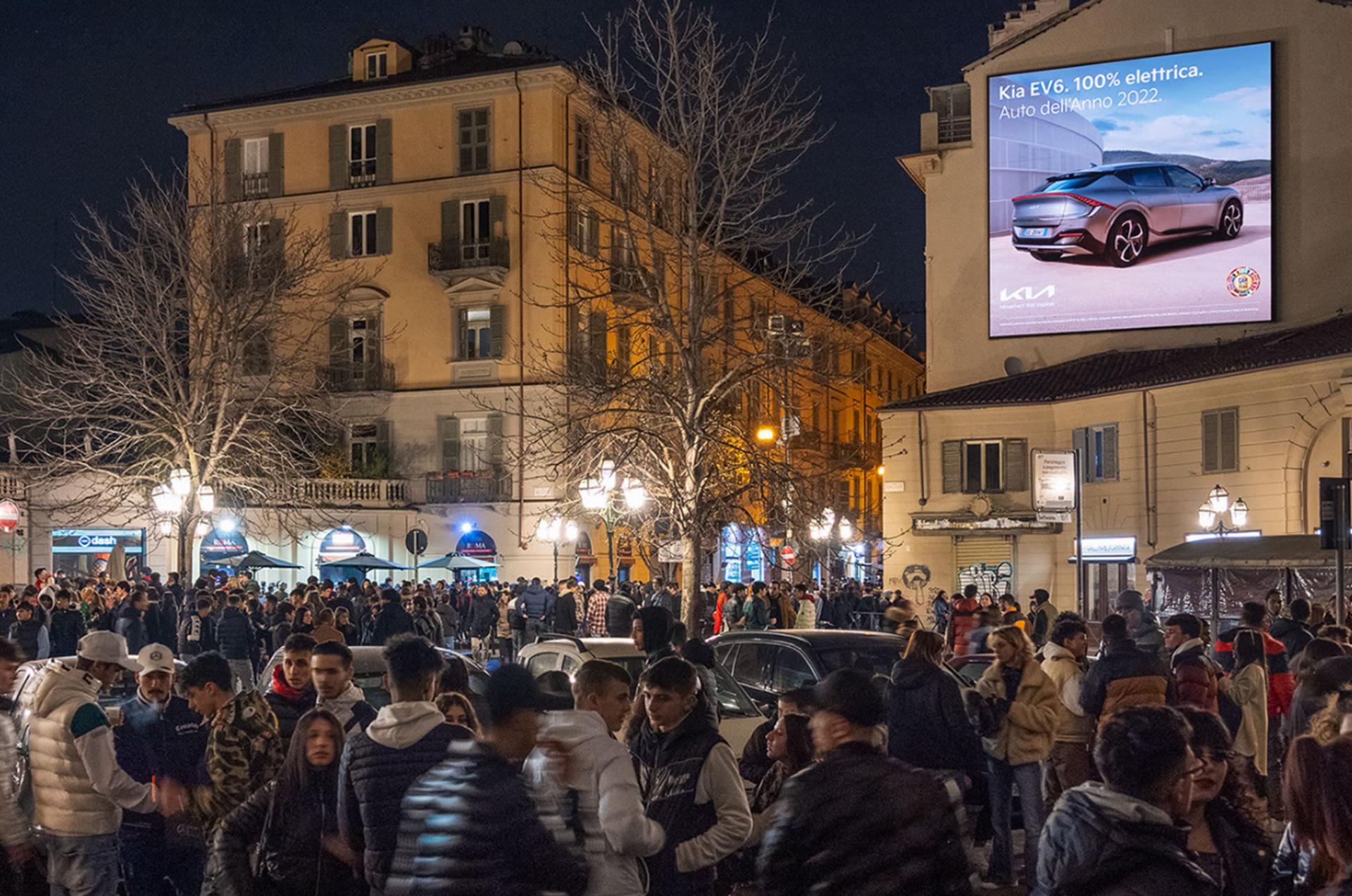 Impianto MAXI LED a Torino, in zona Gatta Buia