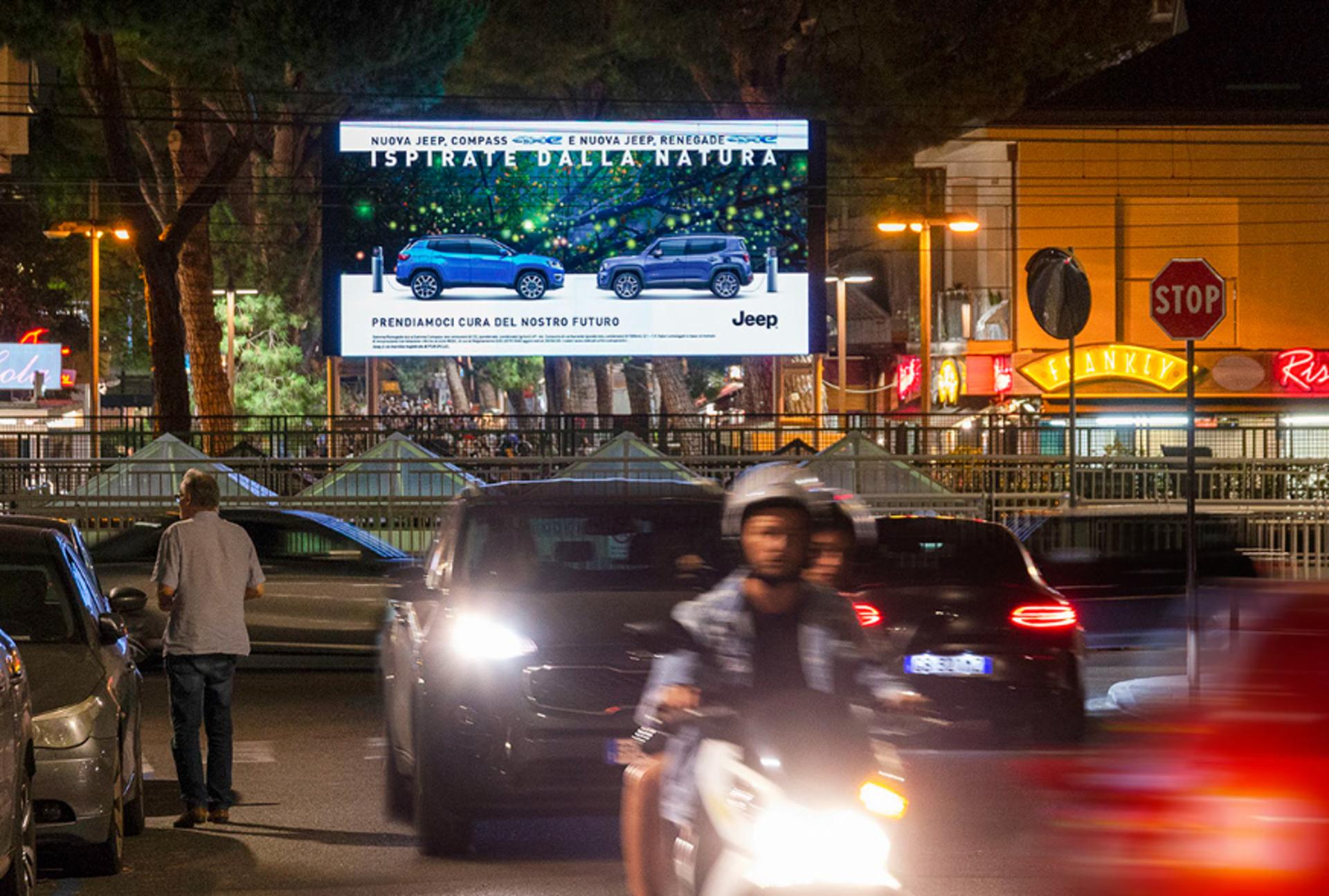 Impianto MAXI LED a Riccione, in zona Lola