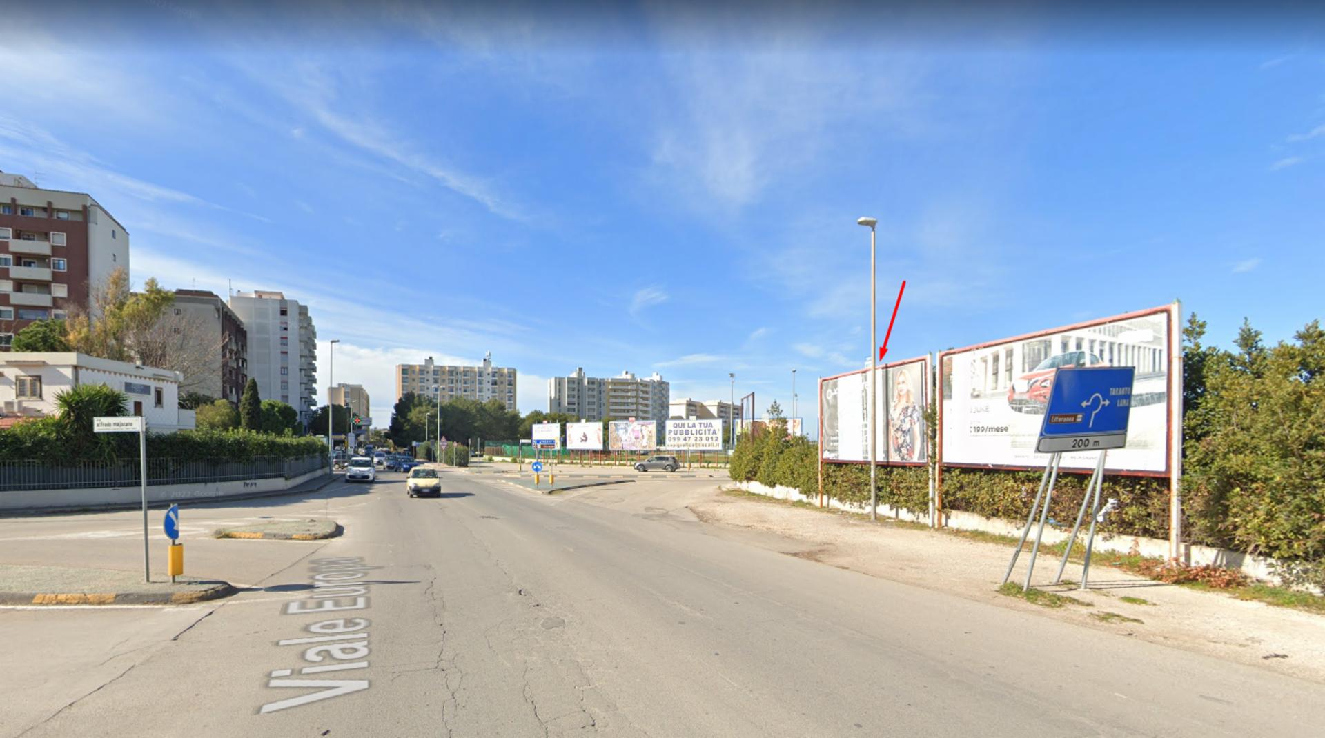 Impianto 6 X 3 a Taranto, in zona IperFamila