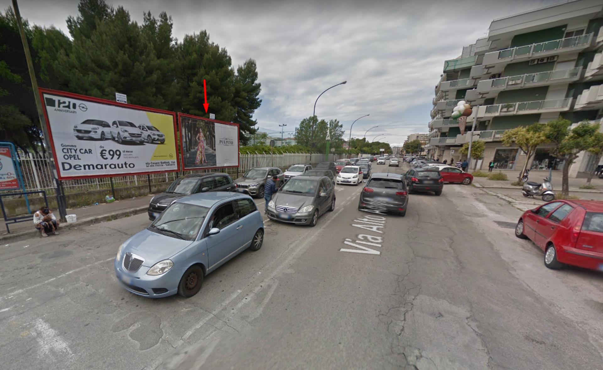 Impianto 6 X 3 a Taranto, in zona Gelateria Trani