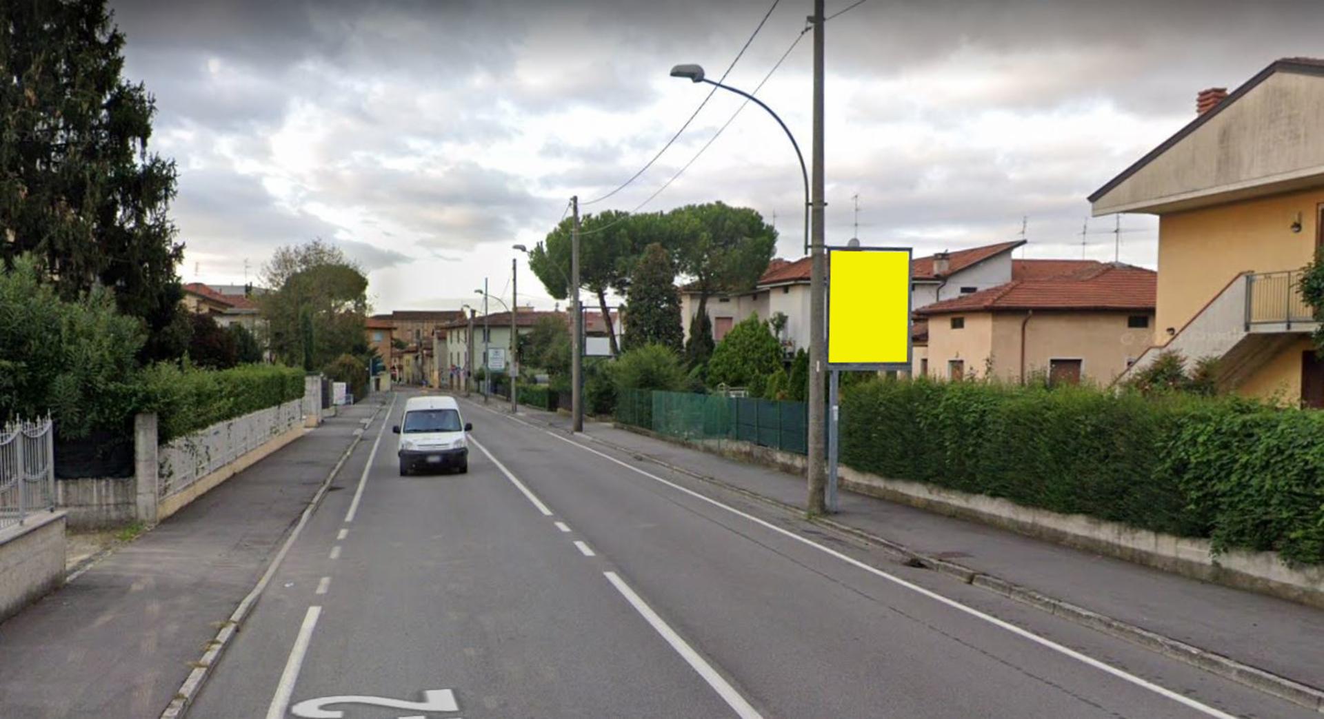 Impianto CARTELLONISTICA a Arcene, in zona Biblioteca Comunale Giancarlo Ferrari