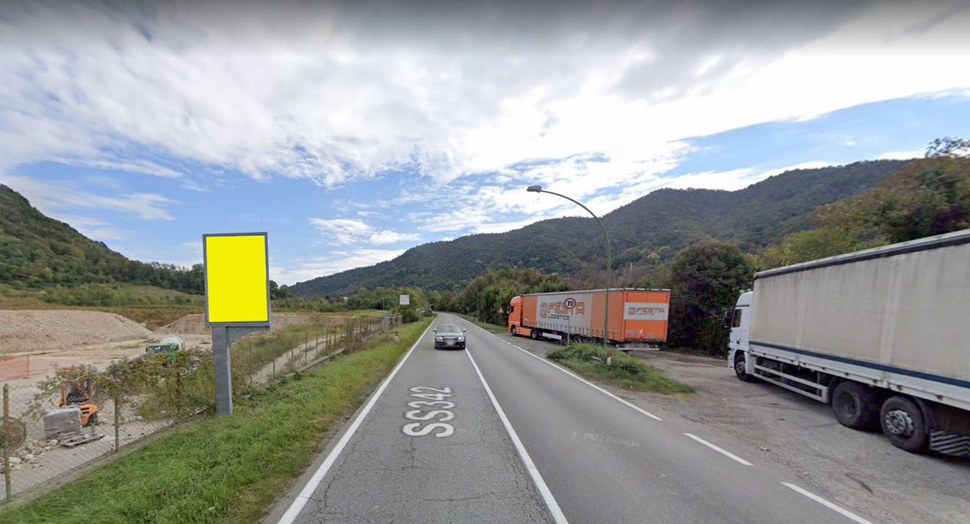 Impianto CARTELLONISTICA a Cisano Bergamasco, in zona Chiesa di San Zenone