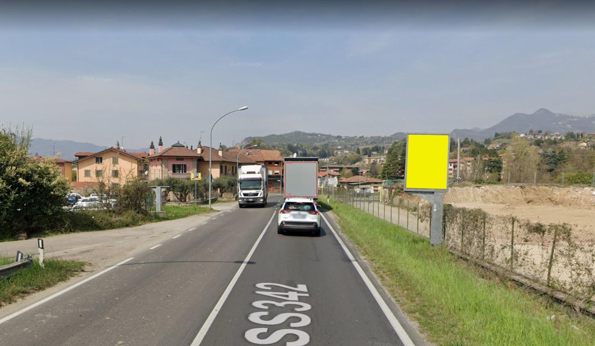 Impianto CARTELLONISTICA a Cisano Bergamasco, in zona Chiesa di San Zenone
