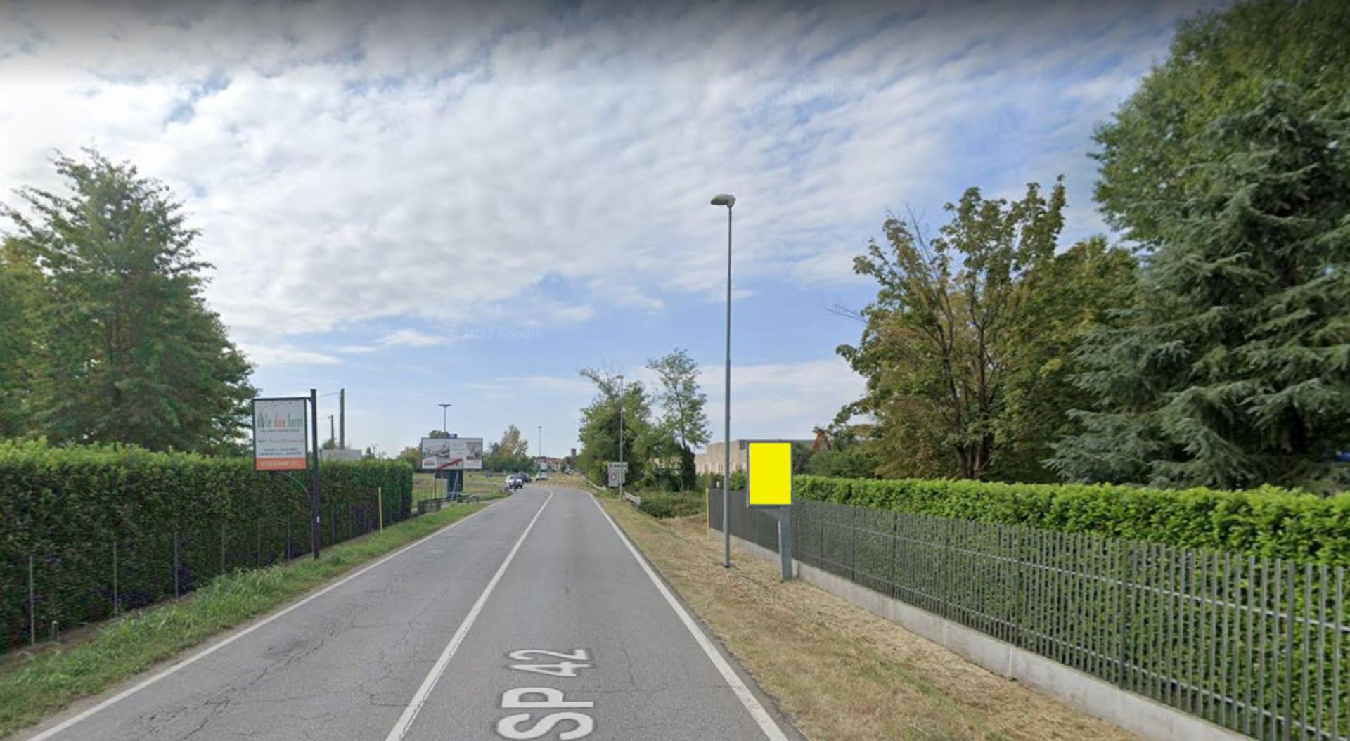 Impianto CARTELLONISTICA a Levate, in zona Santuario della Madonna Annunciata