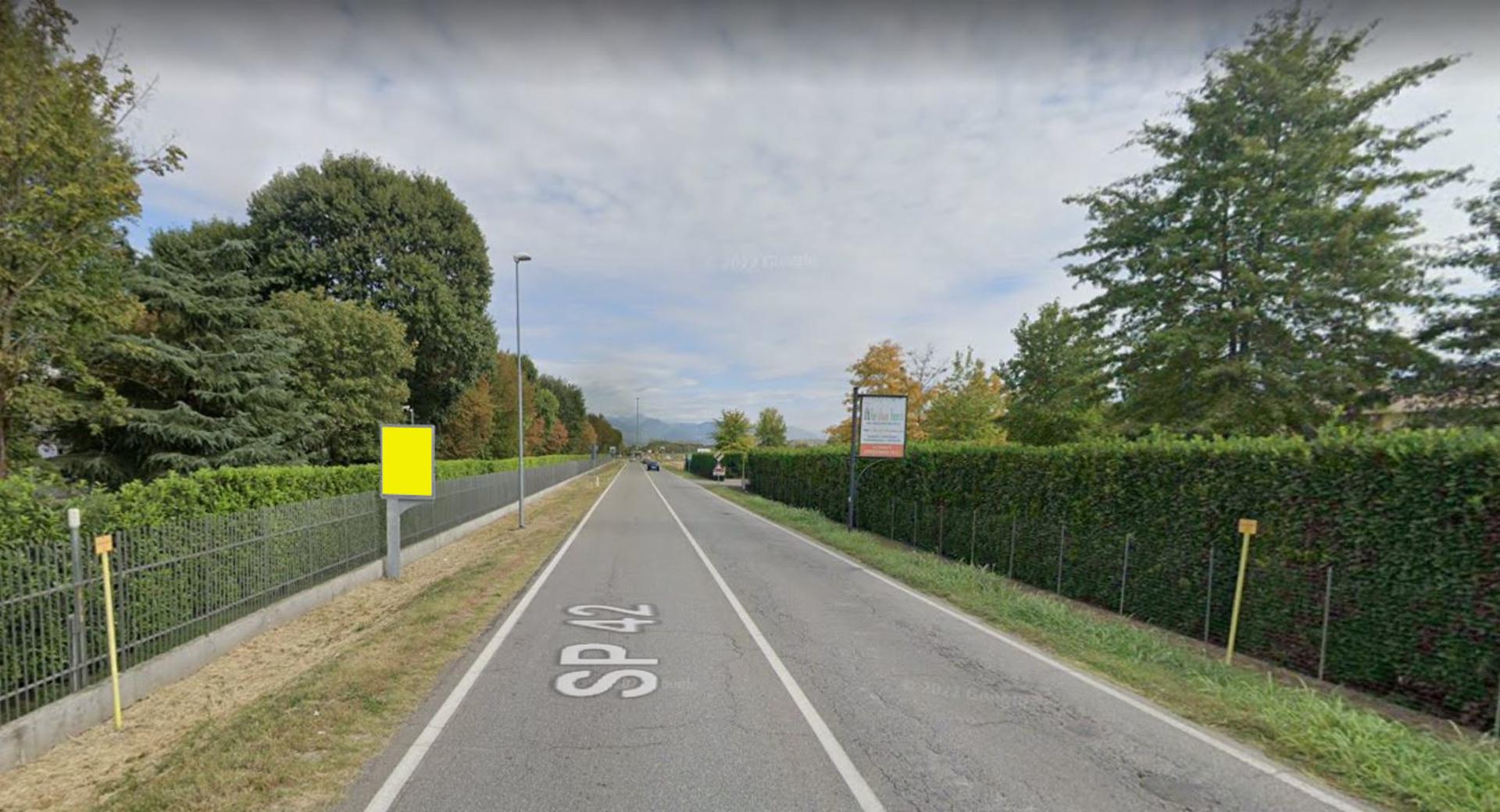 Impianto CARTELLONISTICA a Levate, in zona Santuario della Madonna Annunciata