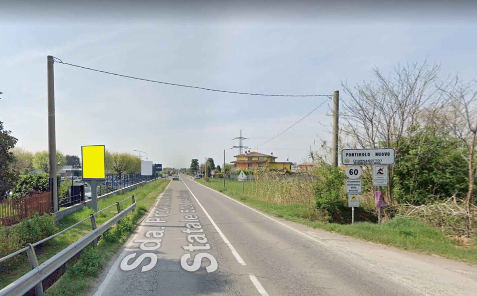 Impianto CARTELLONISTICA a Pontirolo Nuovo, in zona Chiesa del Cristo Lavoratore