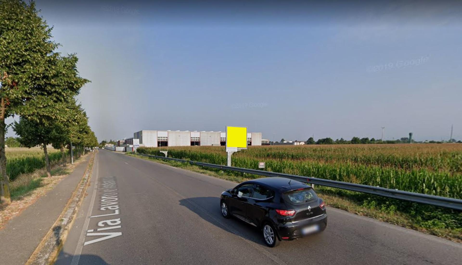 Impianto CARTELLONISTICA a Rudiano, in zona Chiesa della Natività di Maria Vergine
