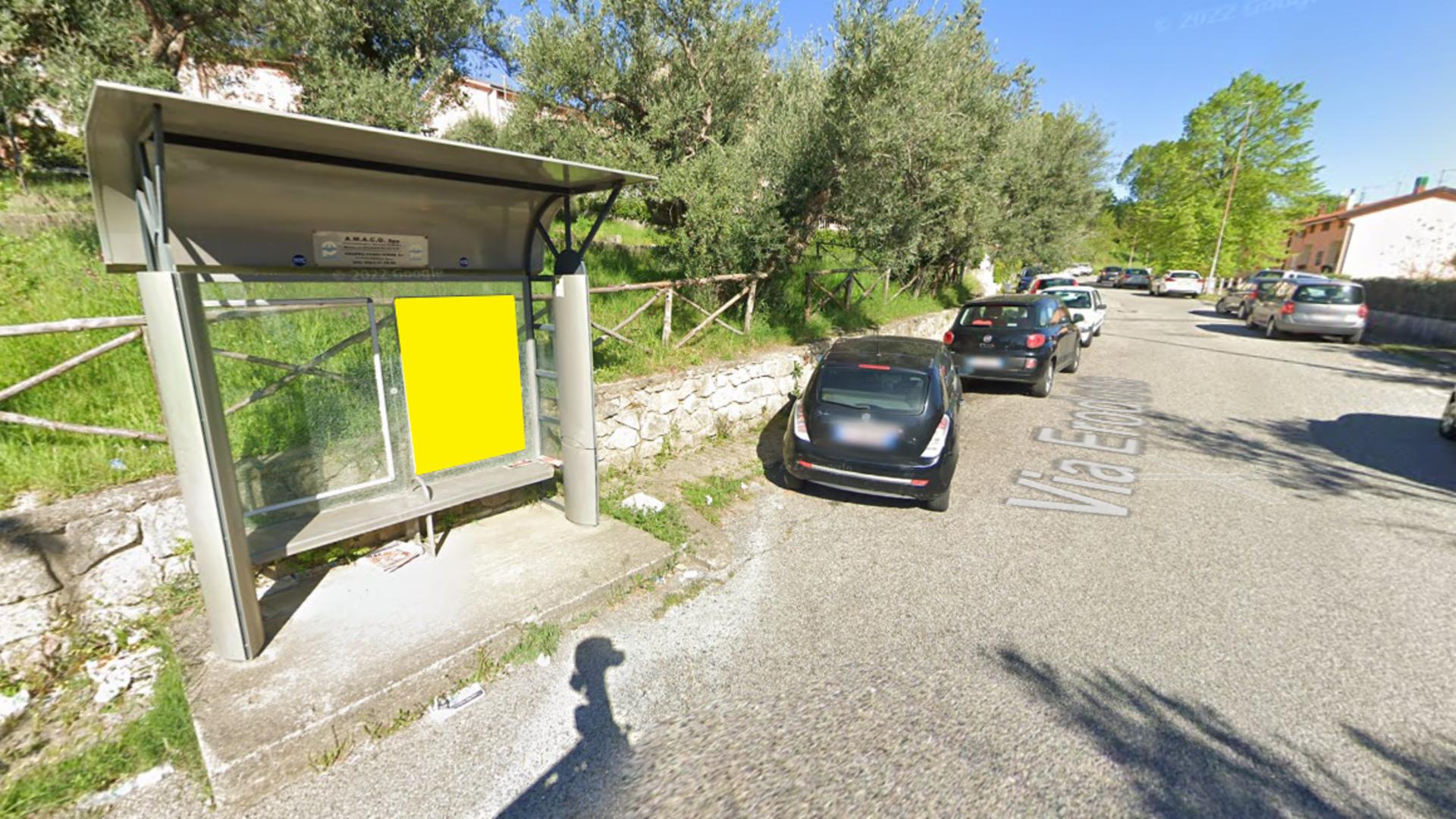 Impianto PENSILINA a Castrolibero, in zona Parco Collodi