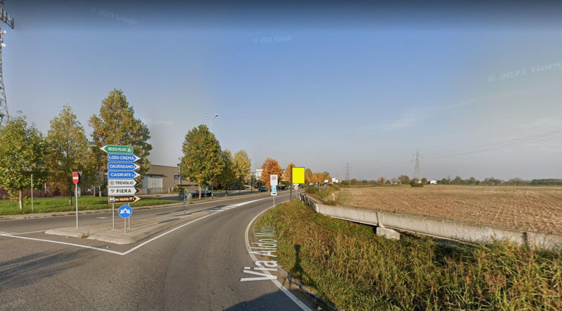 Impianto CARTELLONISTICA a Treviglio, in zona Fabbrica in Pedavena