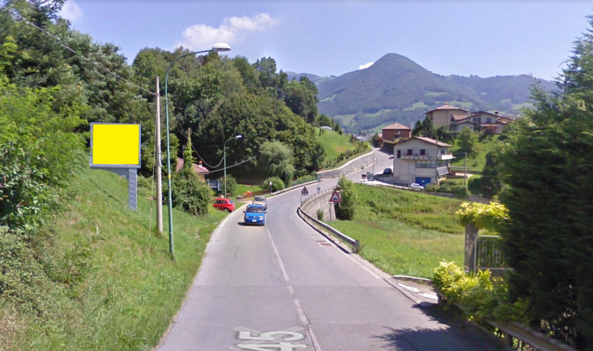 Impianto CARTELLONISTICA a Casnigo, in zona Chiesa di Sant'Andrea
