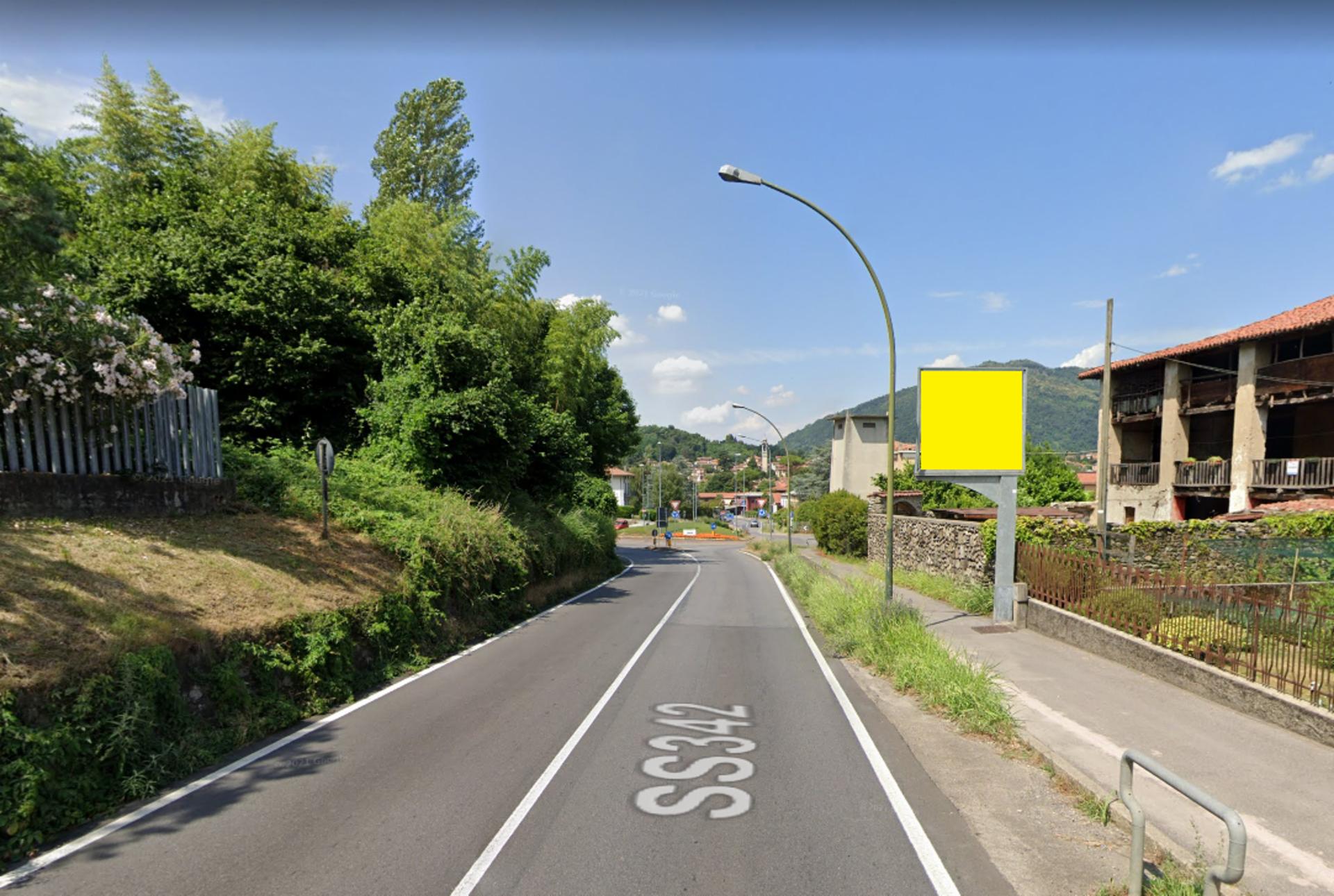 Impianto CARTELLONISTICA a Cisano Bergamasco, in zona Carmen