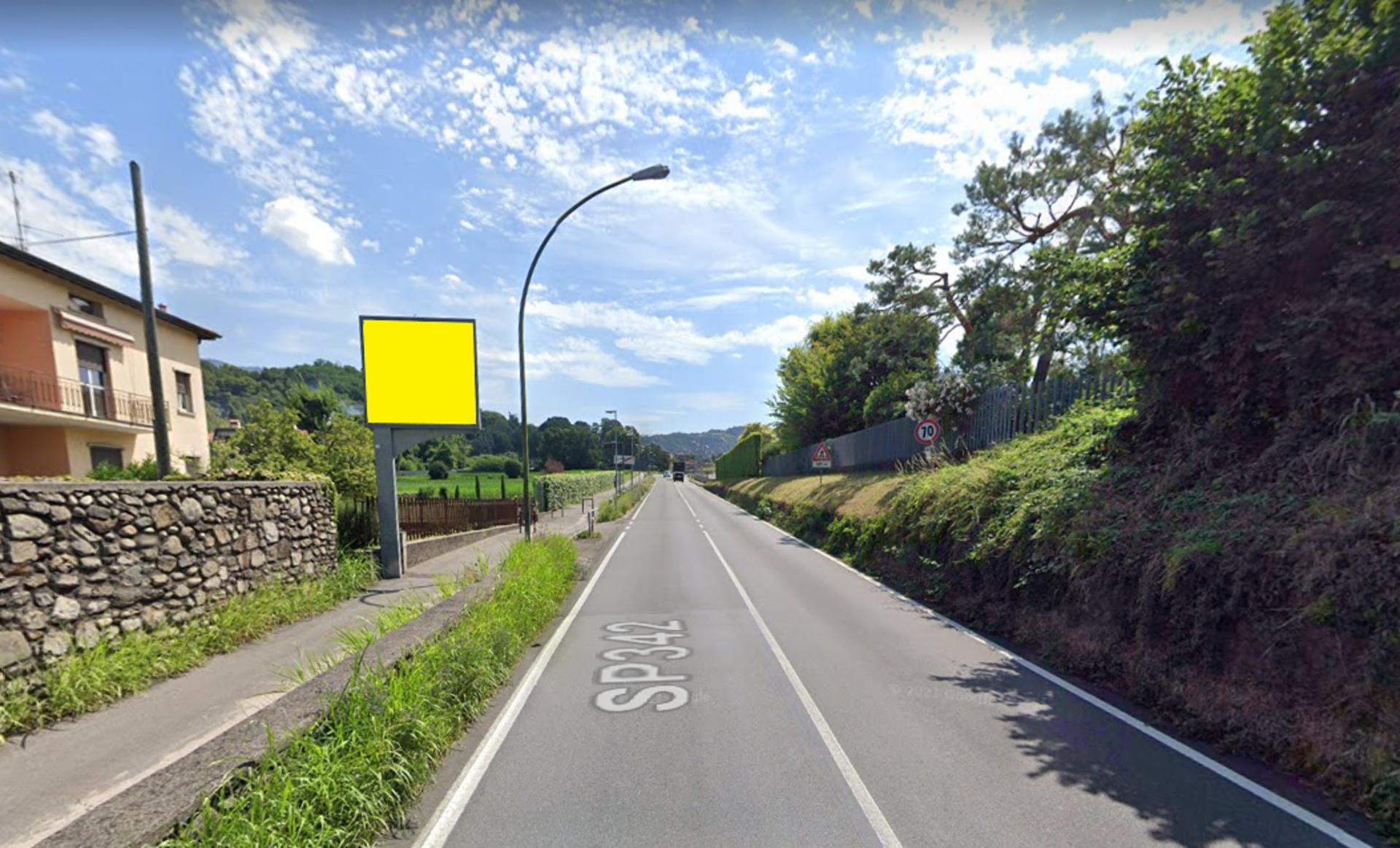 Impianto CARTELLONISTICA a Cisano Bergamasco, in zona Carmen