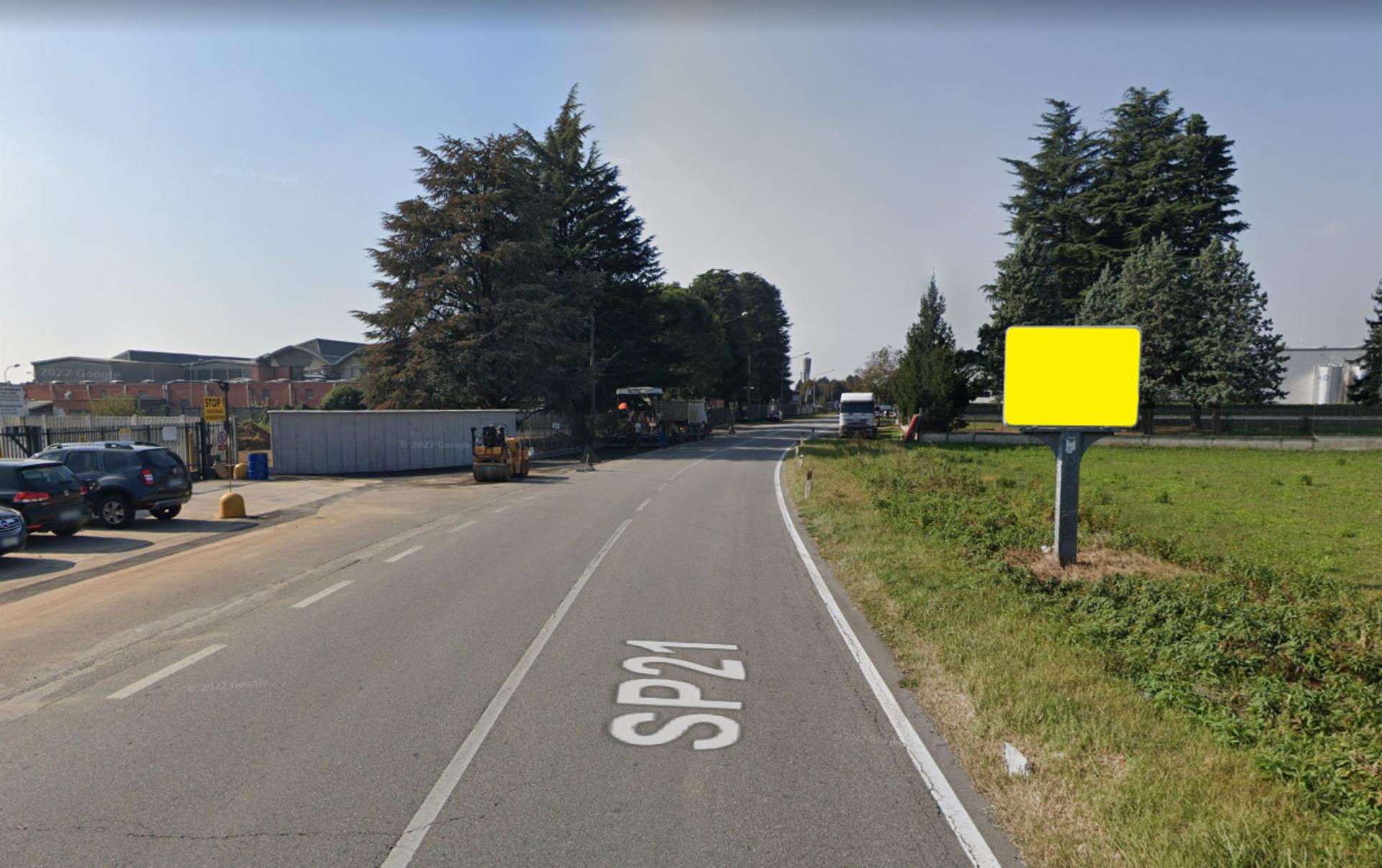 Impianto CARTELLONISTICA a Gorla Minore, in zona Santuario della Madonna dell'Albero