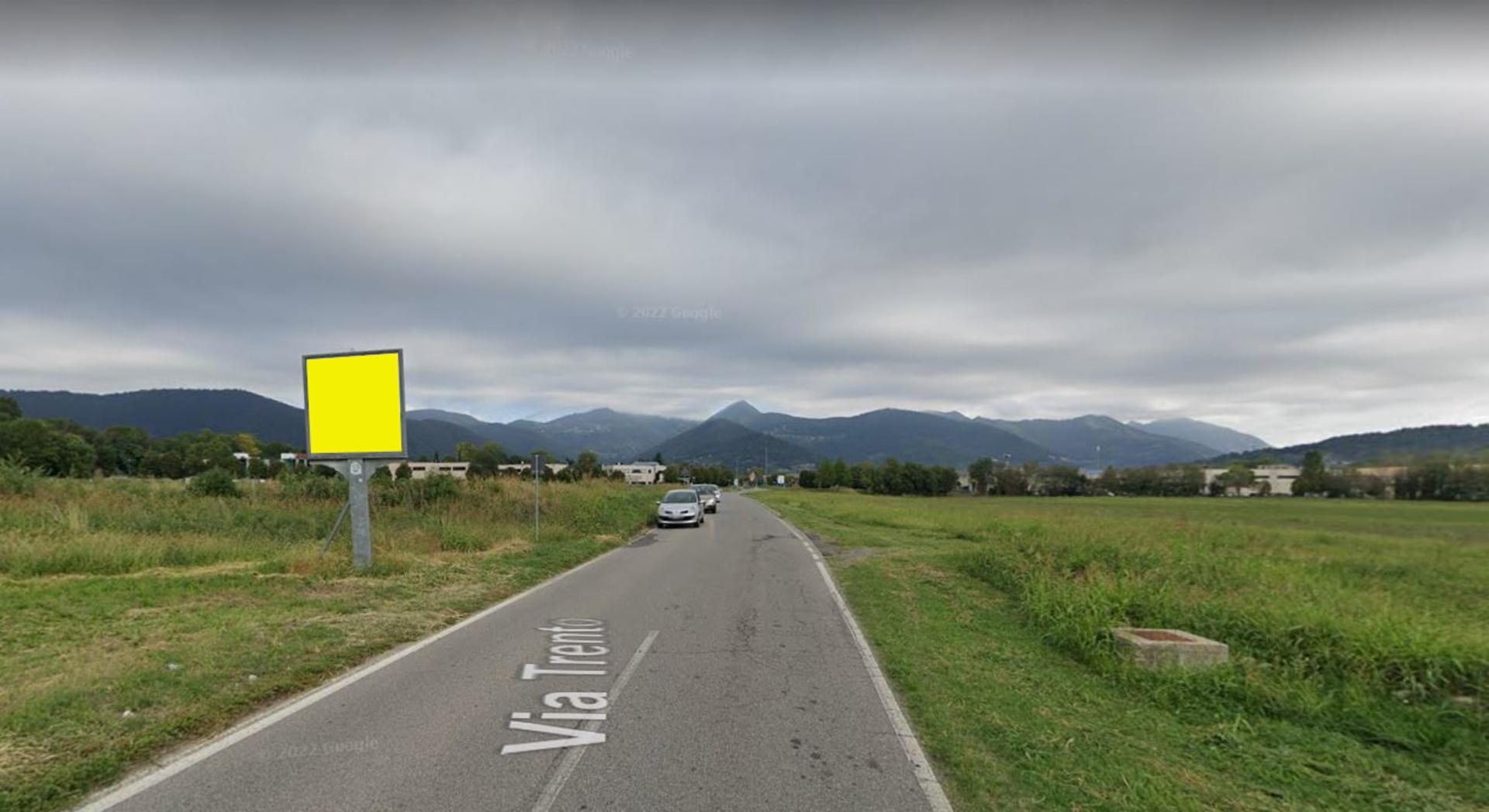 Impianto CARTELLONISTICA a Gorle, in zona Chiesa della natività di Maria