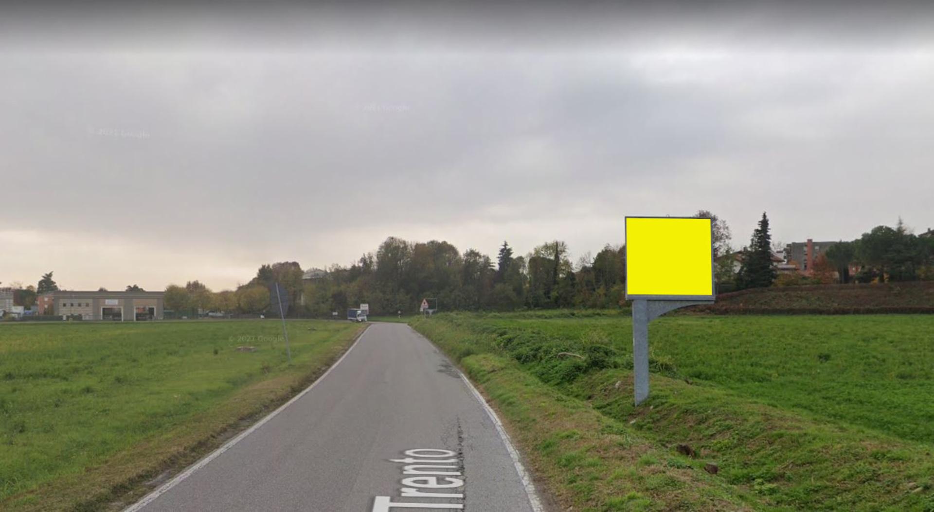 Impianto CARTELLONISTICA a Gorle, in zona Chiesa della natività di Maria