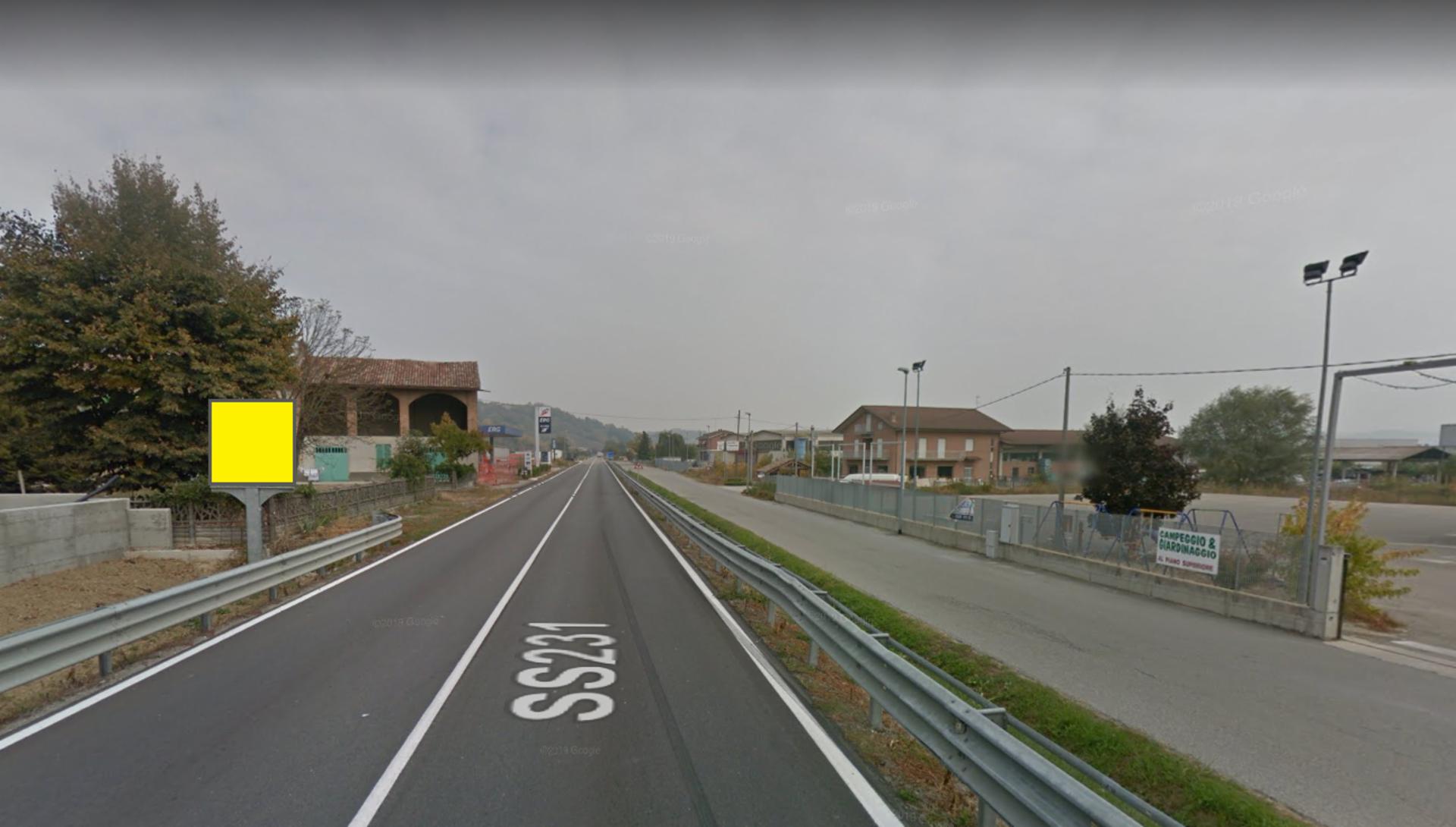 Impianto CARTELLONISTICA a Govone, in zona Ristorante Pizzeria Le Fate