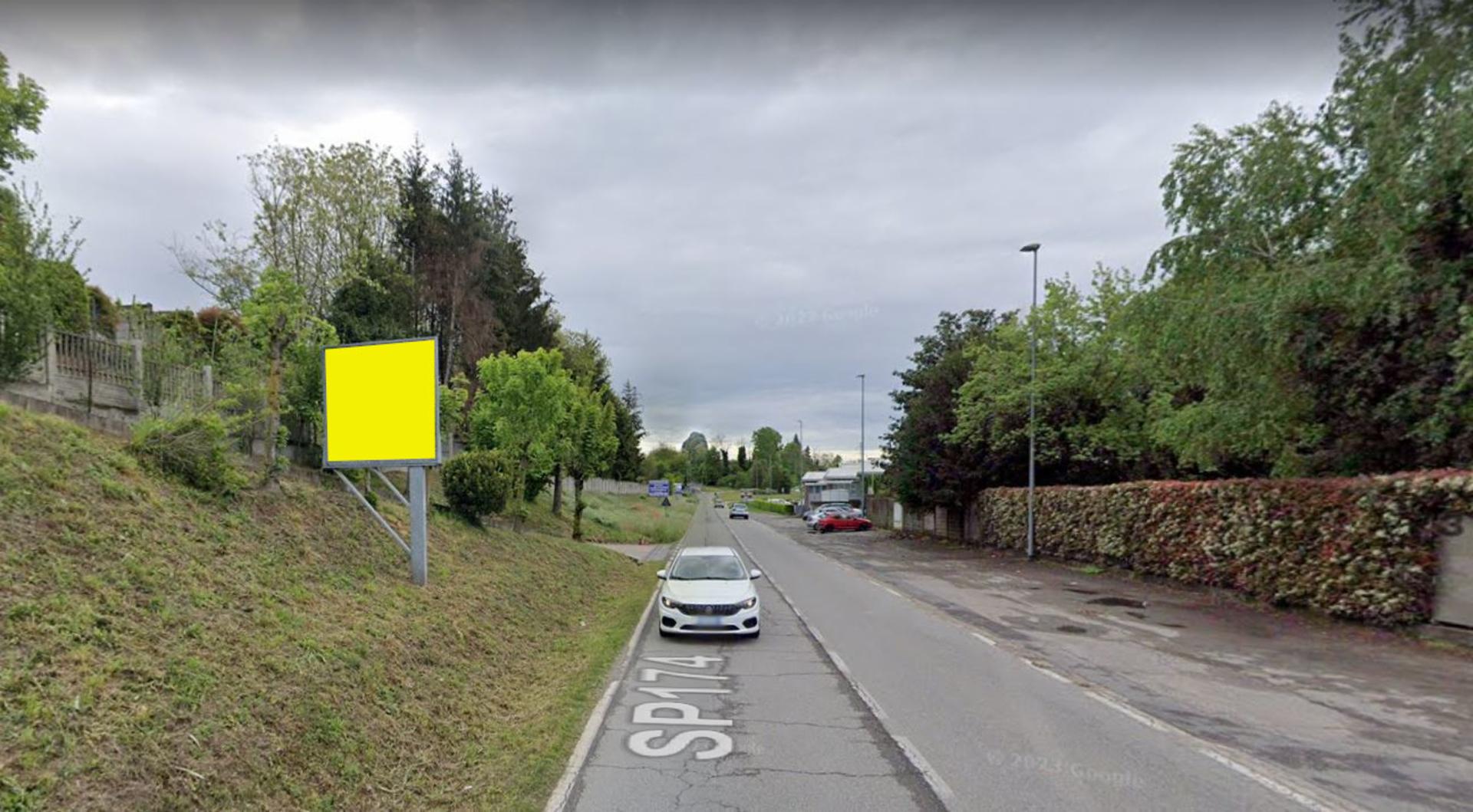 Impianto CARTELLONISTICA a Lentate sul Seveso, in zona Giorgetti - showroom