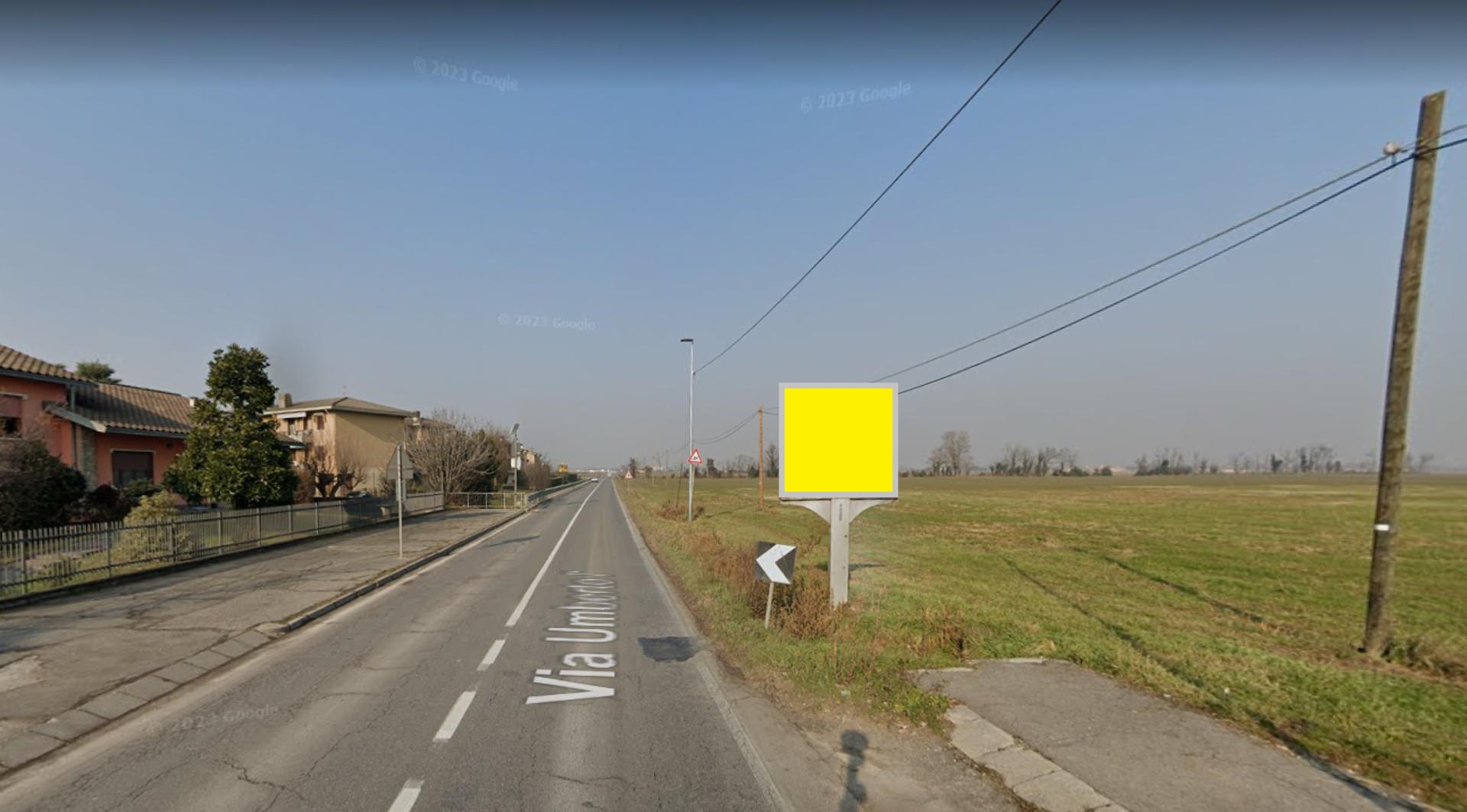 Impianto CARTELLONISTICA a Morengo, in zona Biblioteca comunale di Morengo