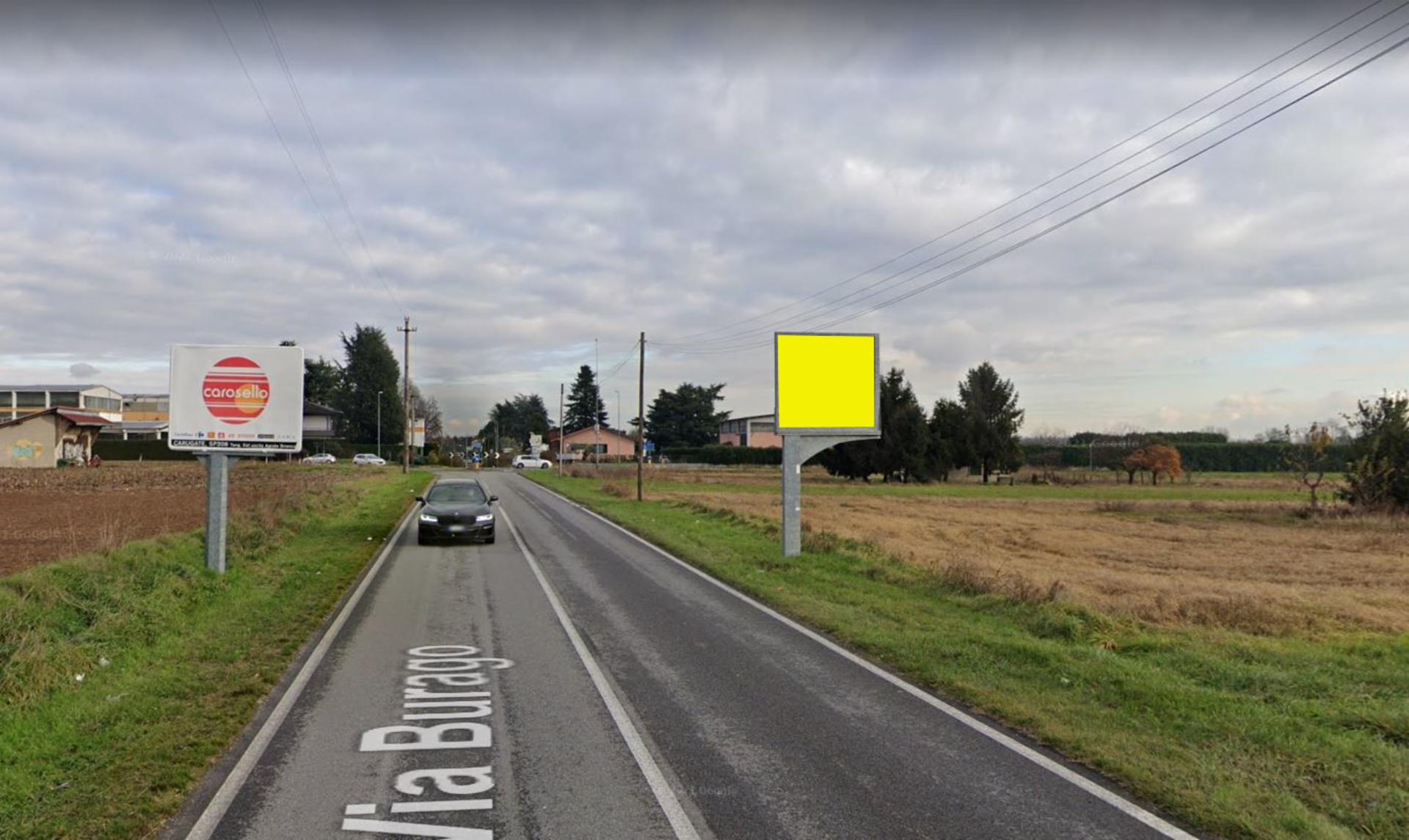 Impianto CARTELLONISTICA a Burago di Molgora, in zona Parcheggio Via Falcone