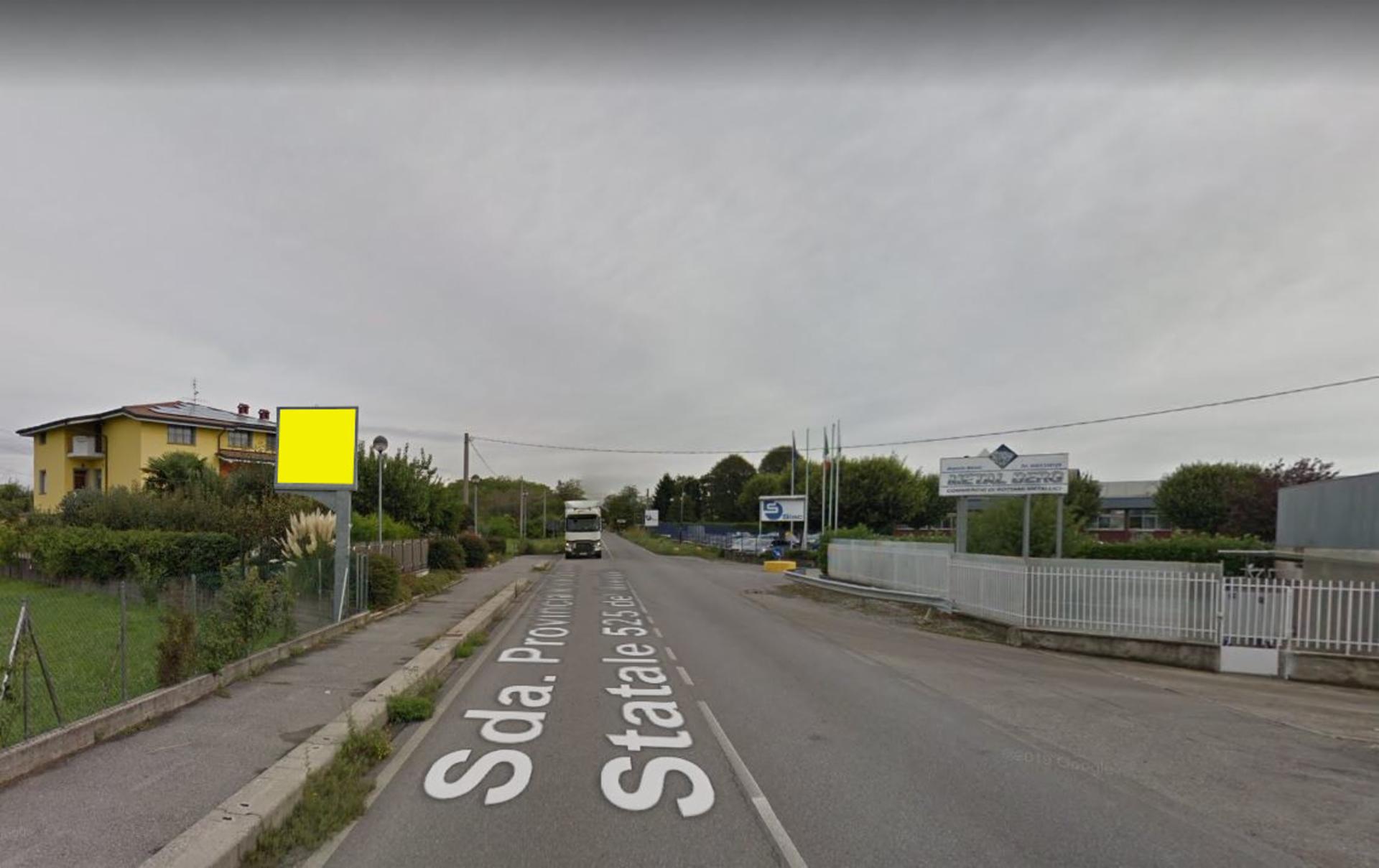 Impianto CARTELLONISTICA a Pontirolo Nuovo, in zona Chiesa del Cristo Lavoratore