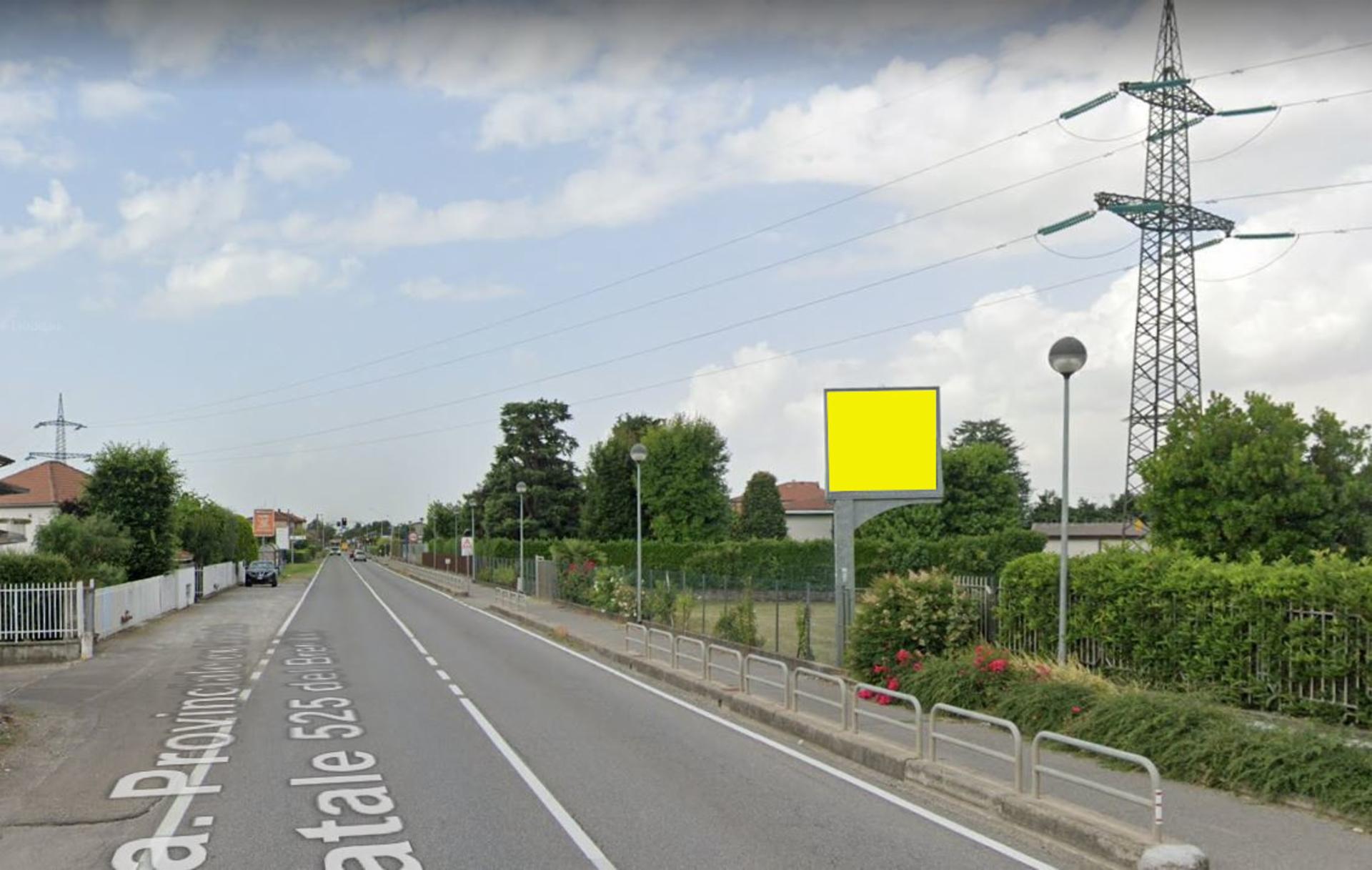 Impianto CARTELLONISTICA a Pontirolo Nuovo, in zona Chiesa del Cristo Lavoratore