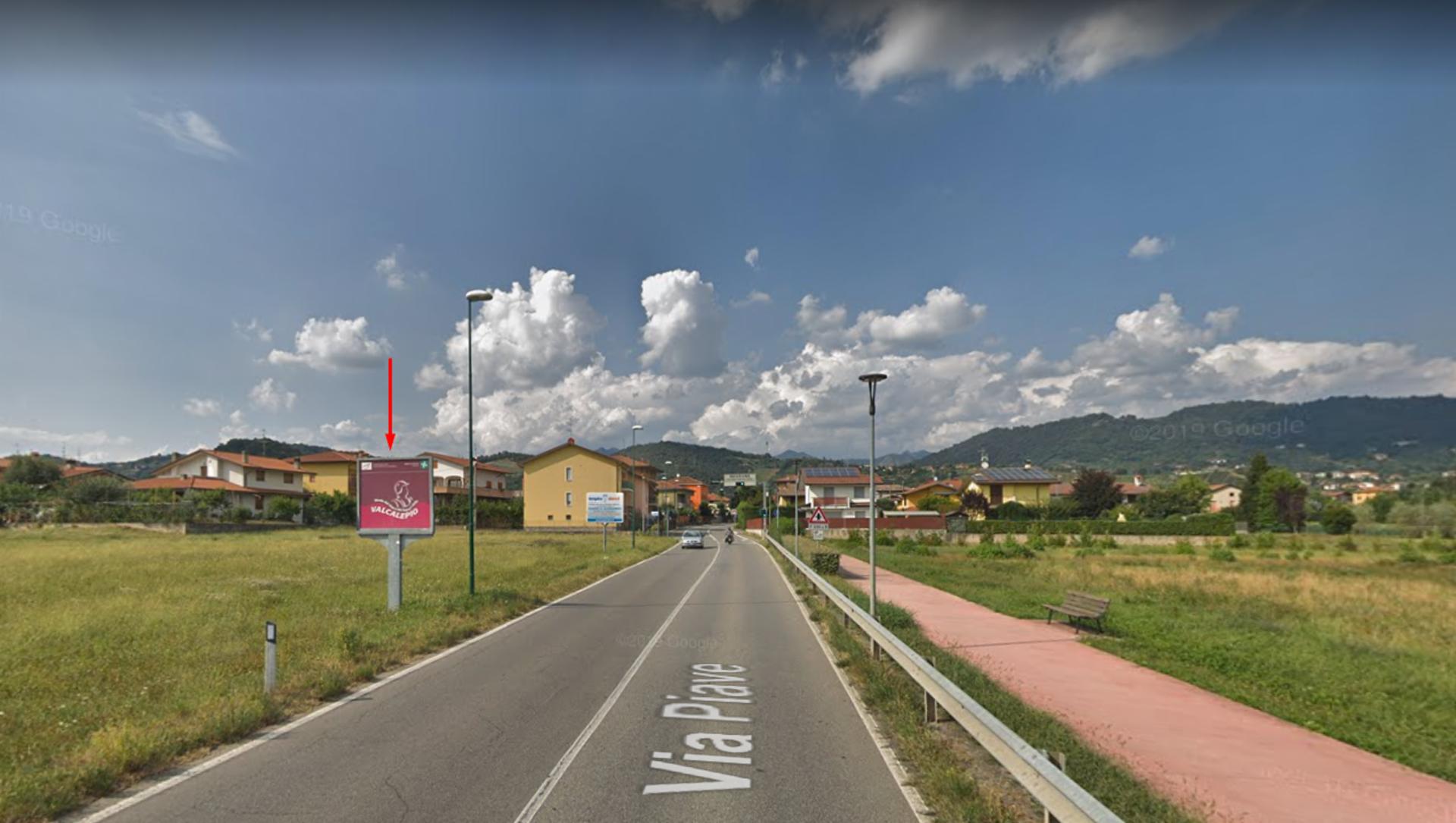 Impianto CARTELLONISTICA a Scanzorosciate, in zona Parco madre Teresa di Calcutta