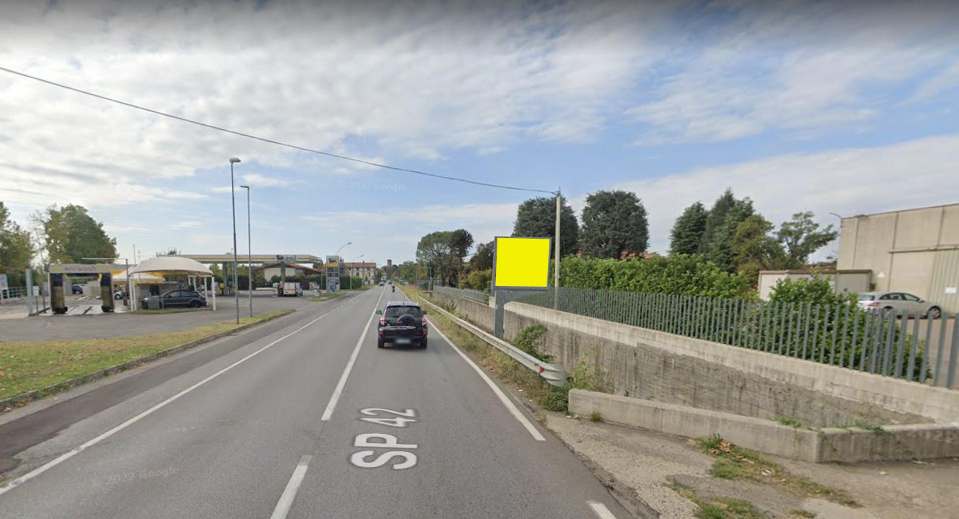 Impianto CARTELLONISTICA a Verdello, in zona Eni