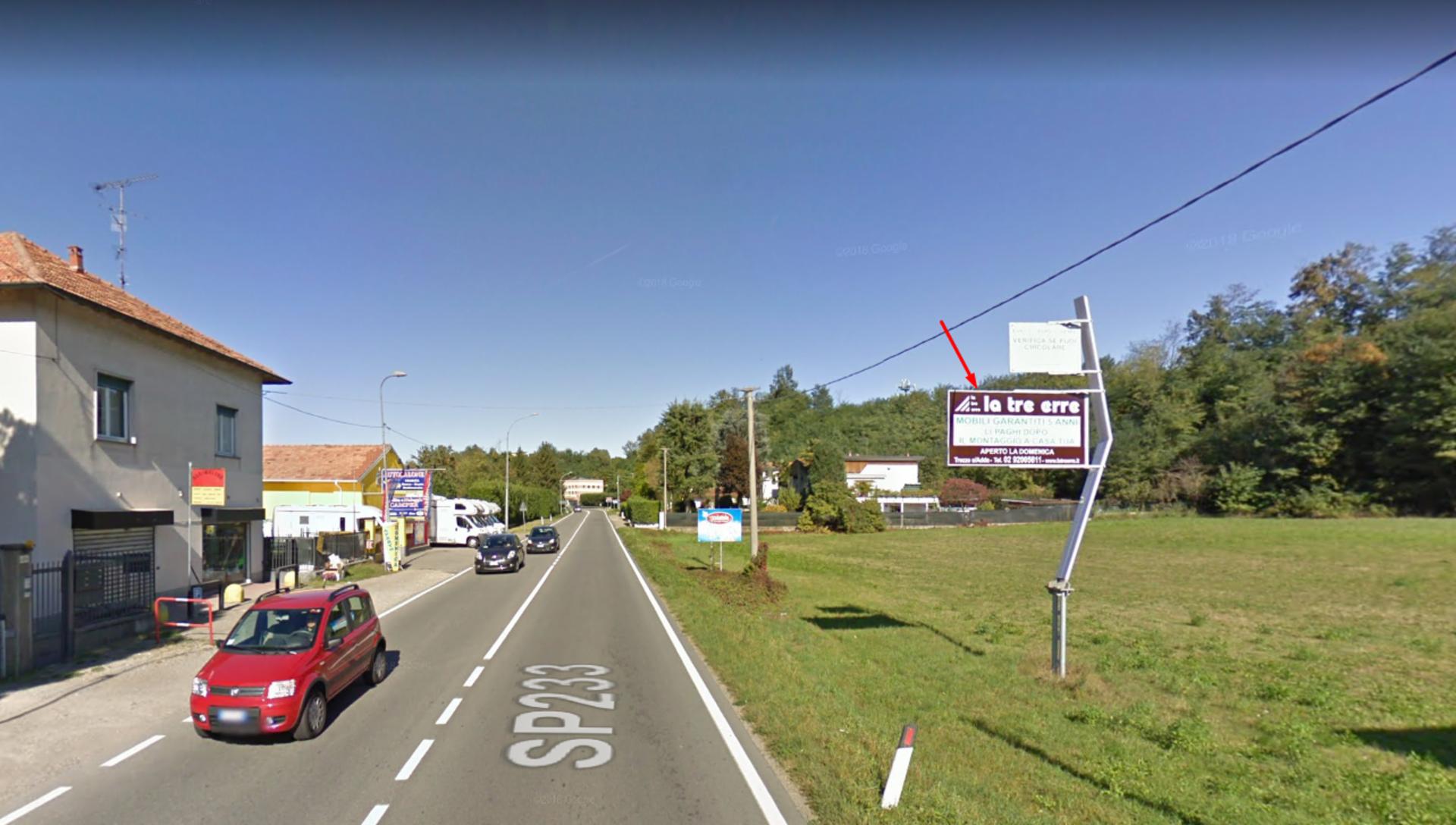 Impianto CARTELLONISTICA a Castiglione Olona, in zona Bar Mirò