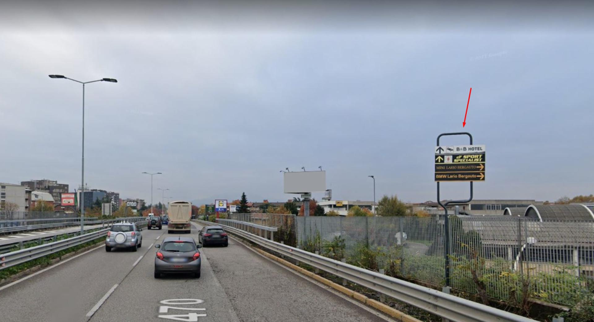 Impianto FRECCE / PREINSEGNE a Bergamo, in zona Roadhouse Grill
