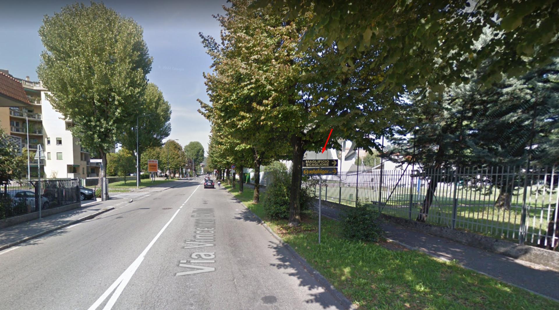 Impianto frecce / preinsegne a Bergamo