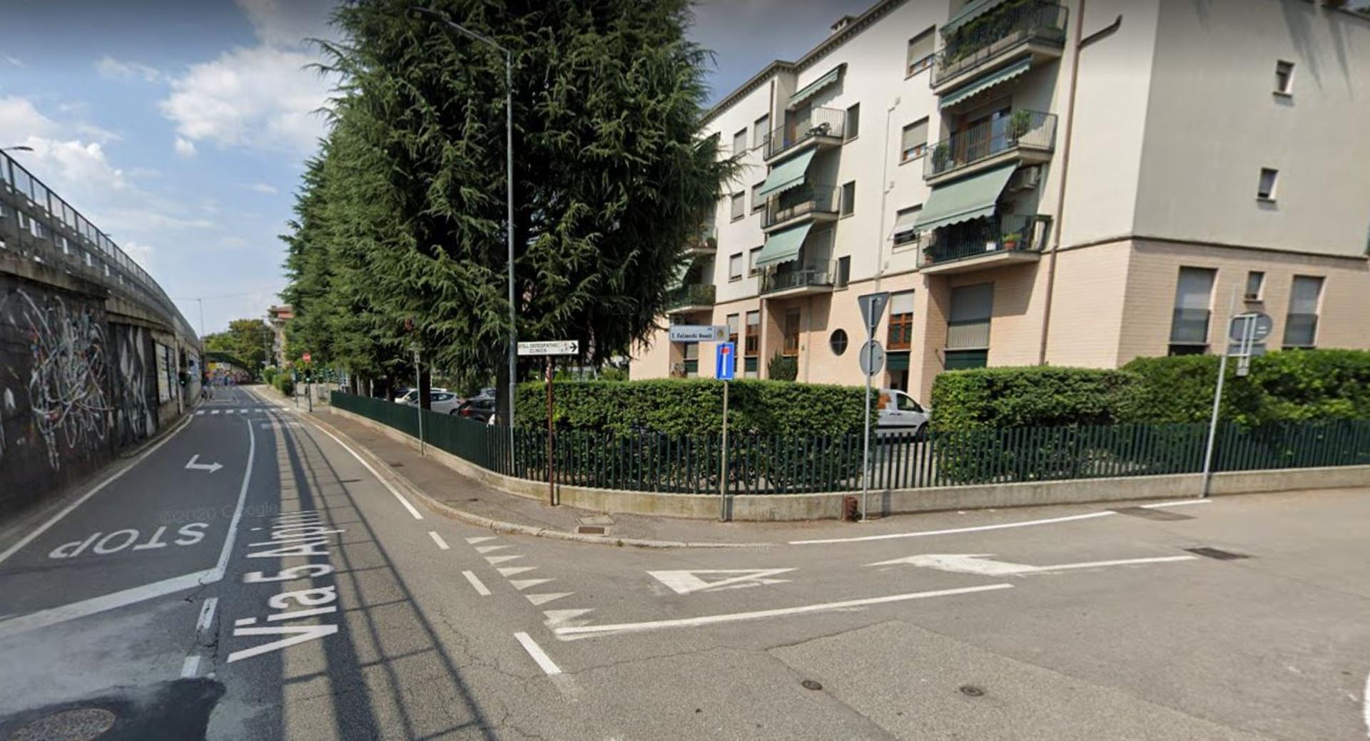 Impianto FRECCE / PREINSEGNE a Bergamo, in zona Gelateria Cuore