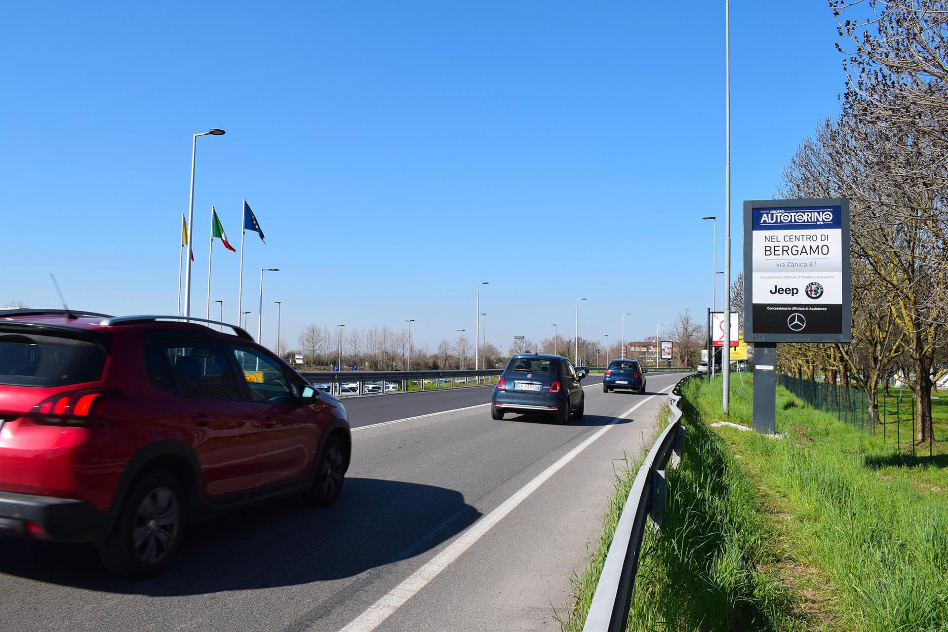 Impianto TOTEM a Bergamo, in zona Marianna