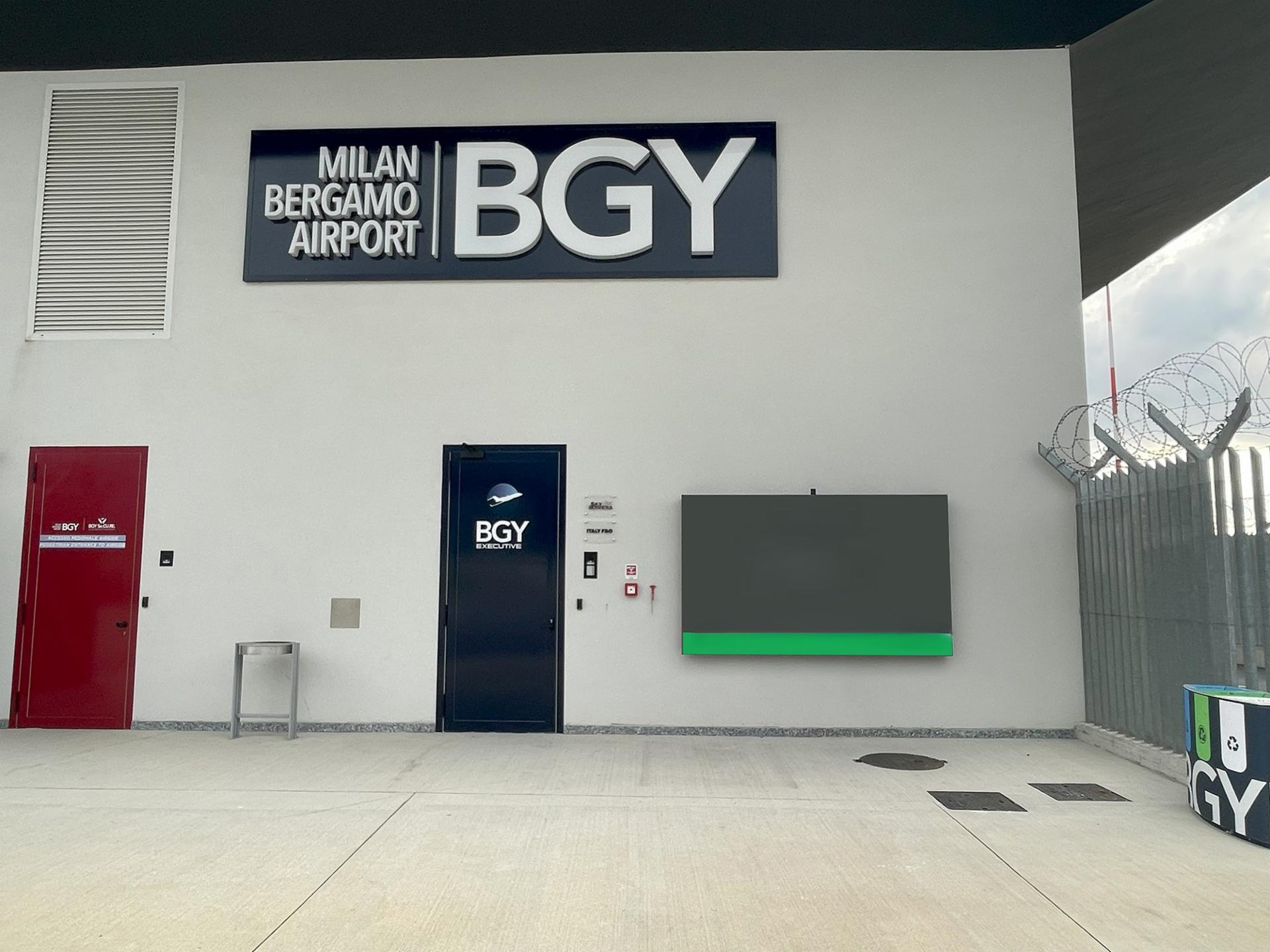 Impianto a Impianti collocati presso BGY - Area Business and general aviation  Orio al Serio