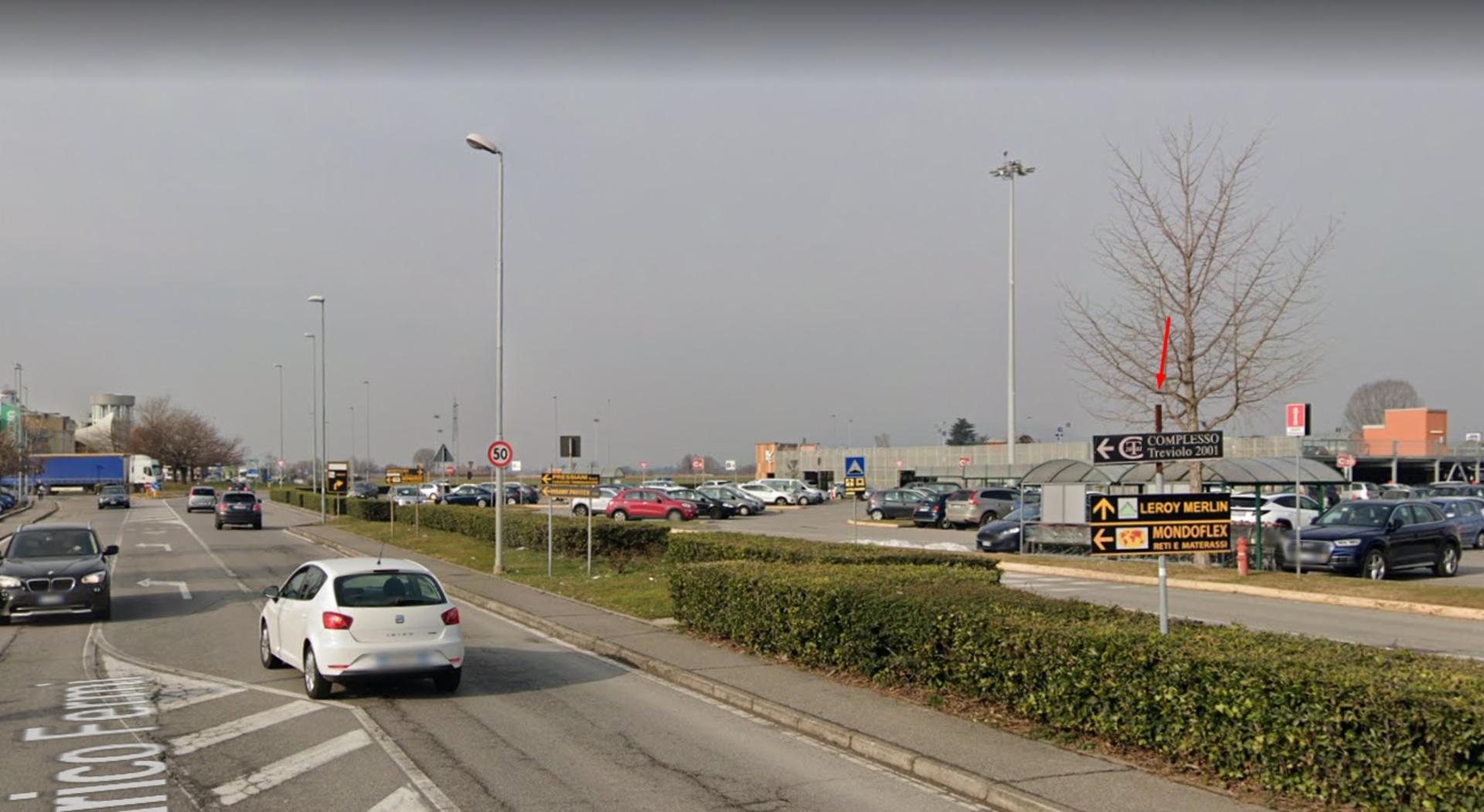 Impianto FRECCE / PREINSEGNE a Curno, in zona Decathlon