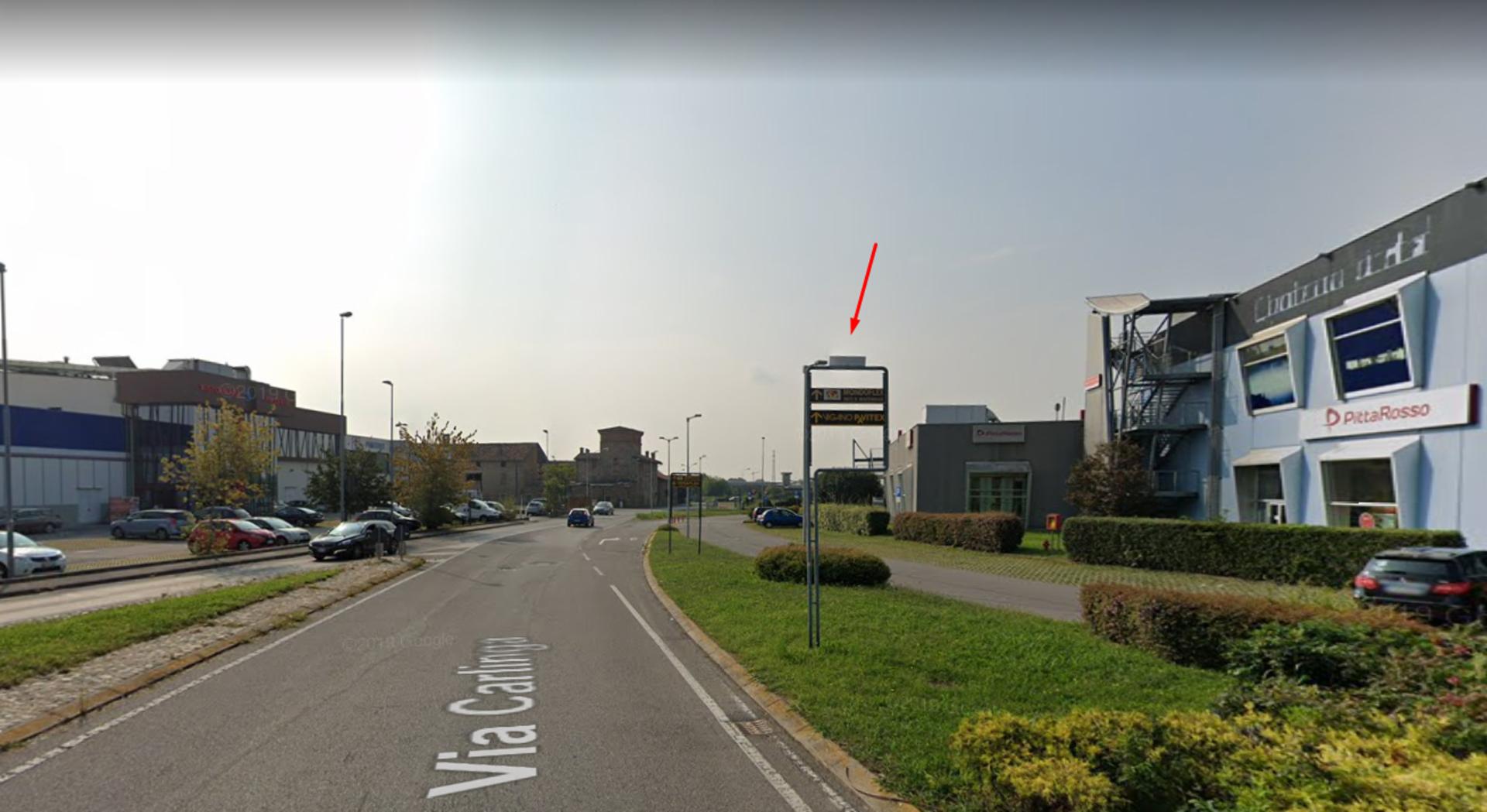 Impianto FRECCE / PREINSEGNE a Curno, in zona OVS