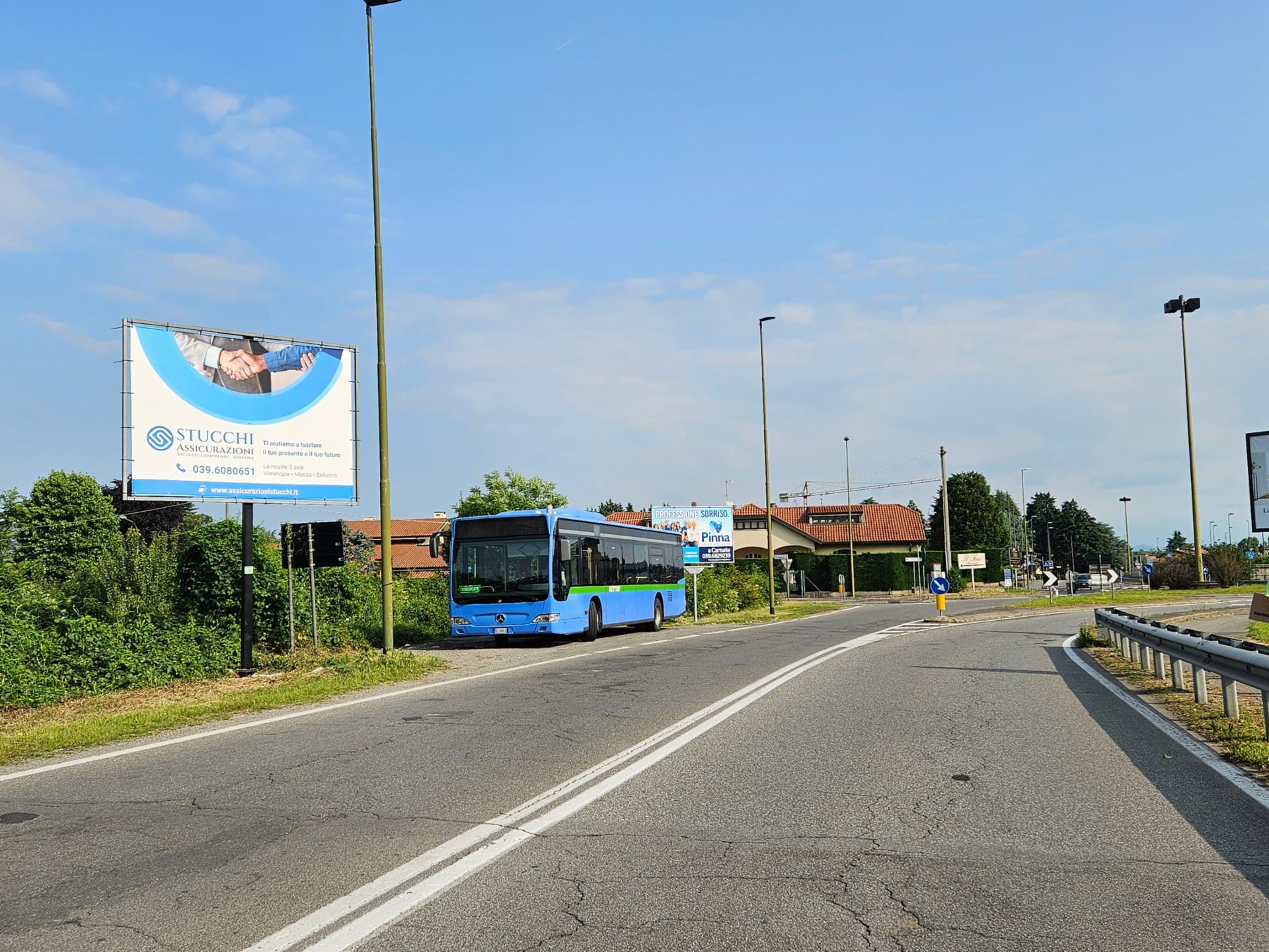 Impianto POSTER a Vimercate, in zona White Lady