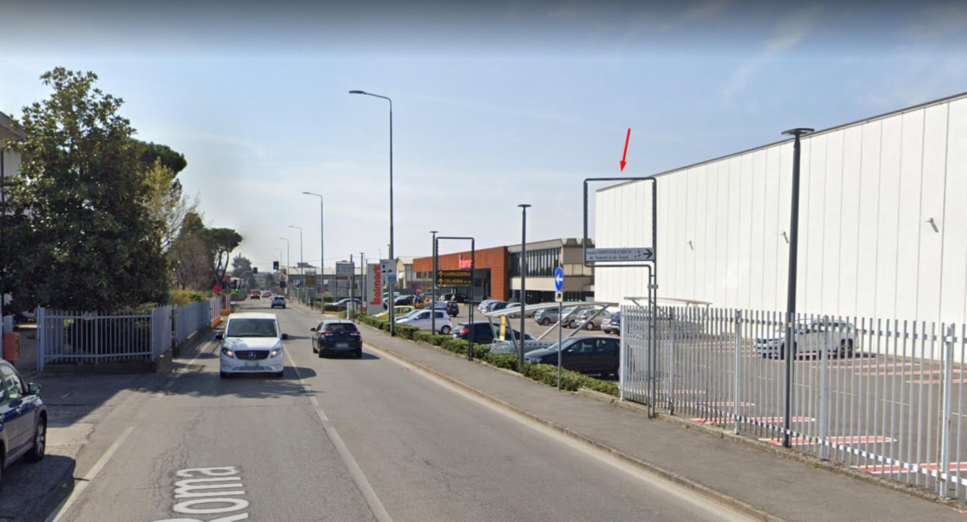 Impianto FRECCE / PREINSEGNE a Gorle, in zona Benedetta Passione