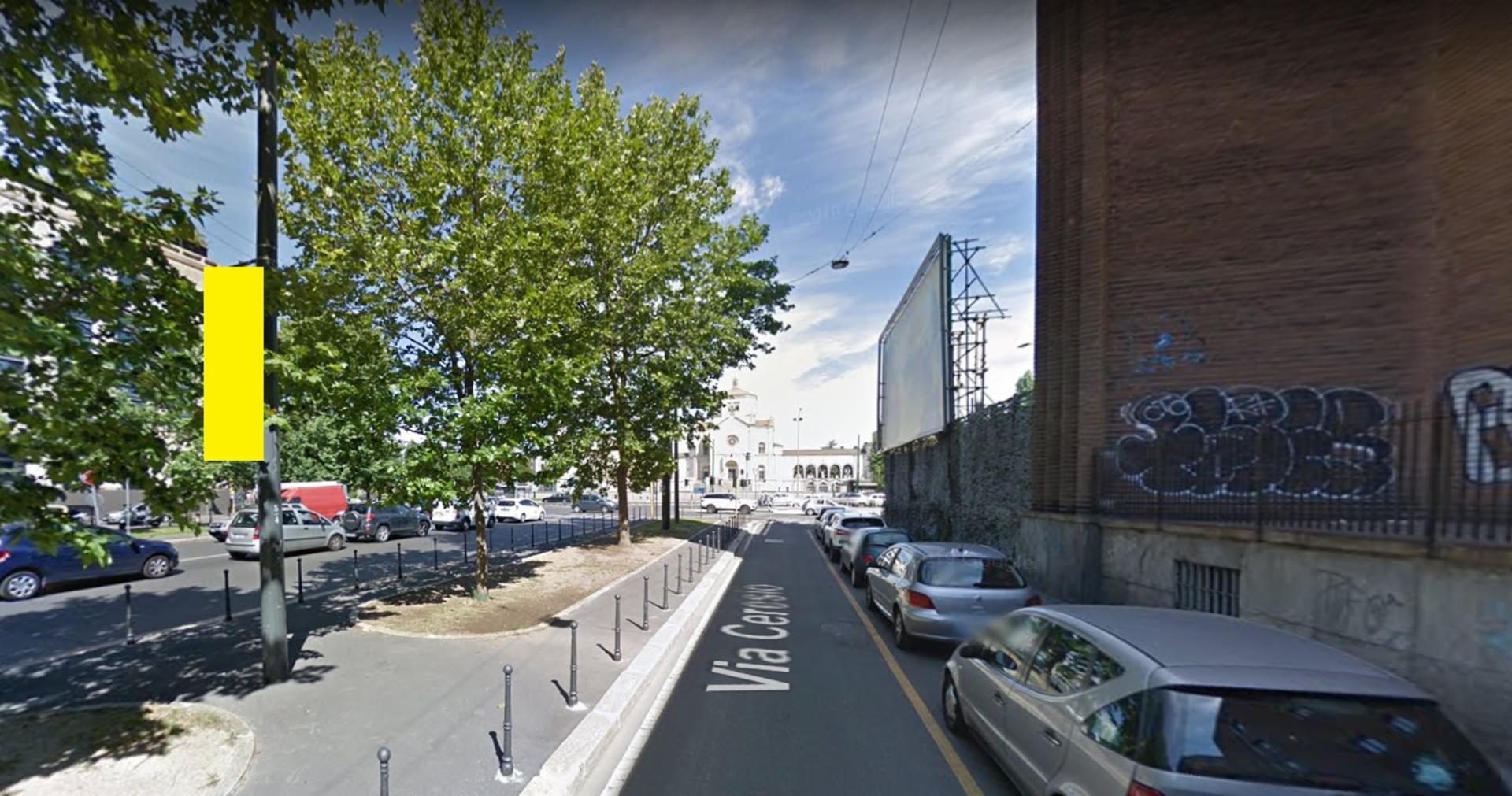 Impianto VERTICAL BANNER a Milano, in zona Ceresio 7