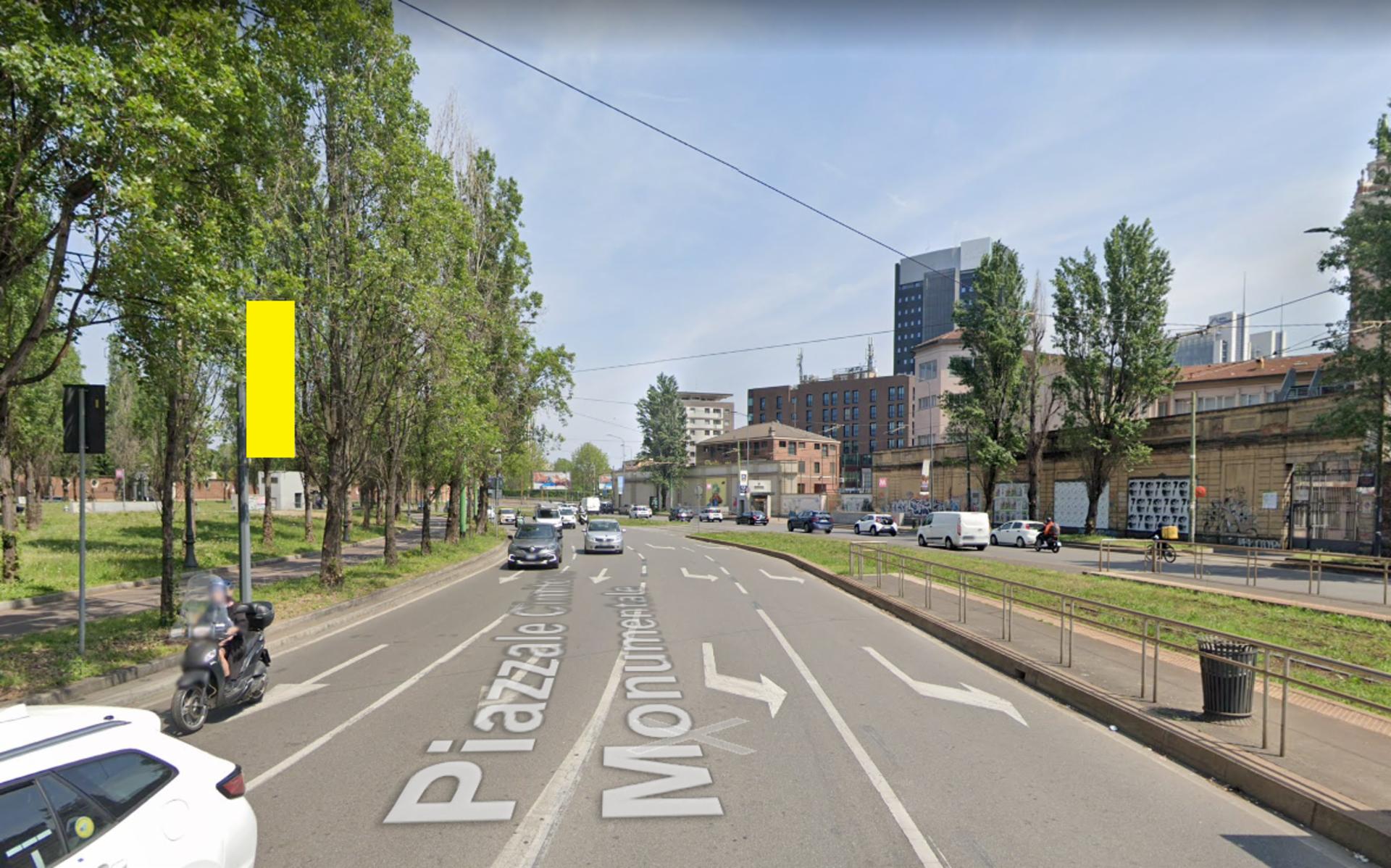Impianto VERTICAL BANNER a Milano, in zona Myke My Kitchen