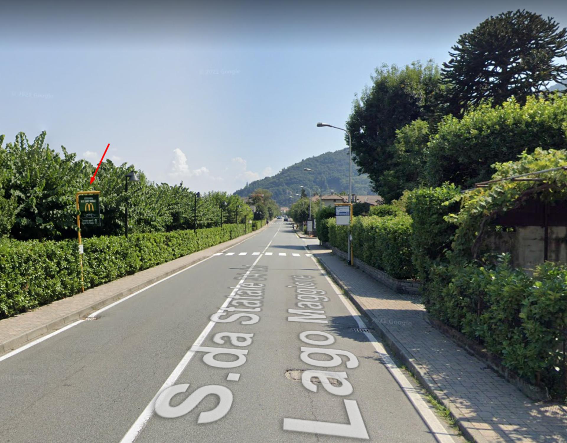 Impianto PALINA a Cannobio, in zona Pizzeria Ristorante Camelia