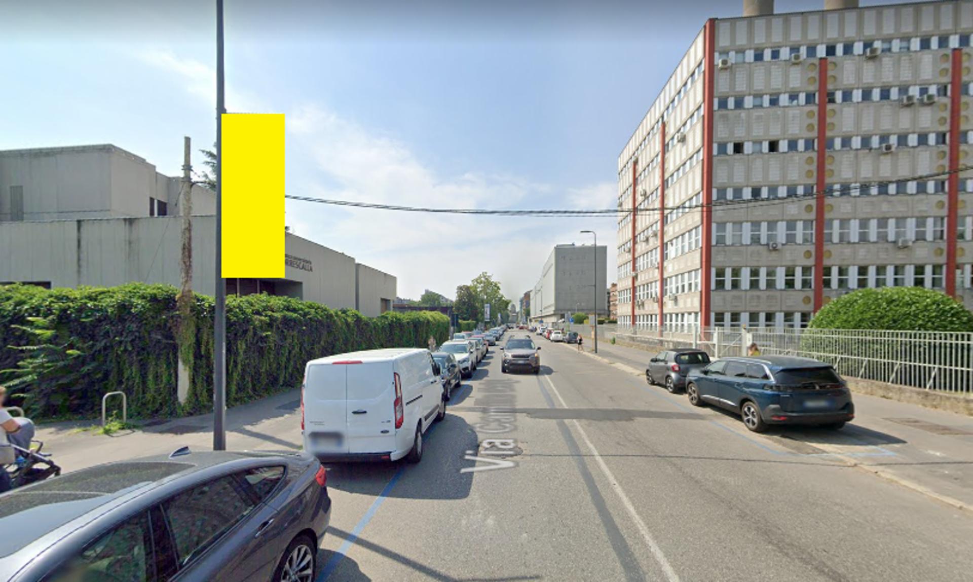 Impianto VERTICAL BANNER a Milano, in zona PoliFood