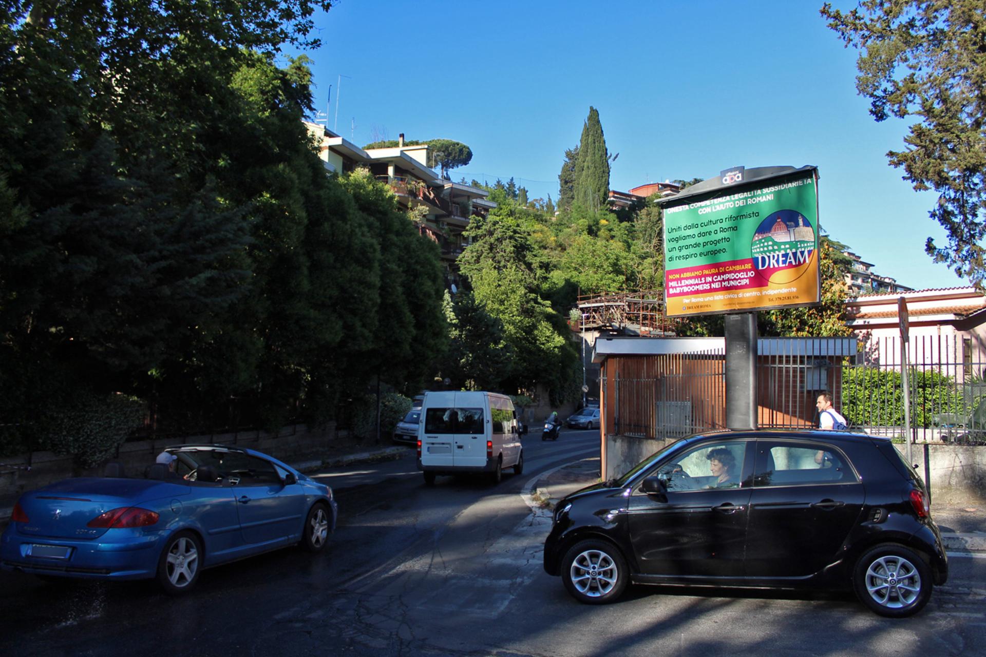 Impianto POSTER a Roma, in zona Bar Pasticceria