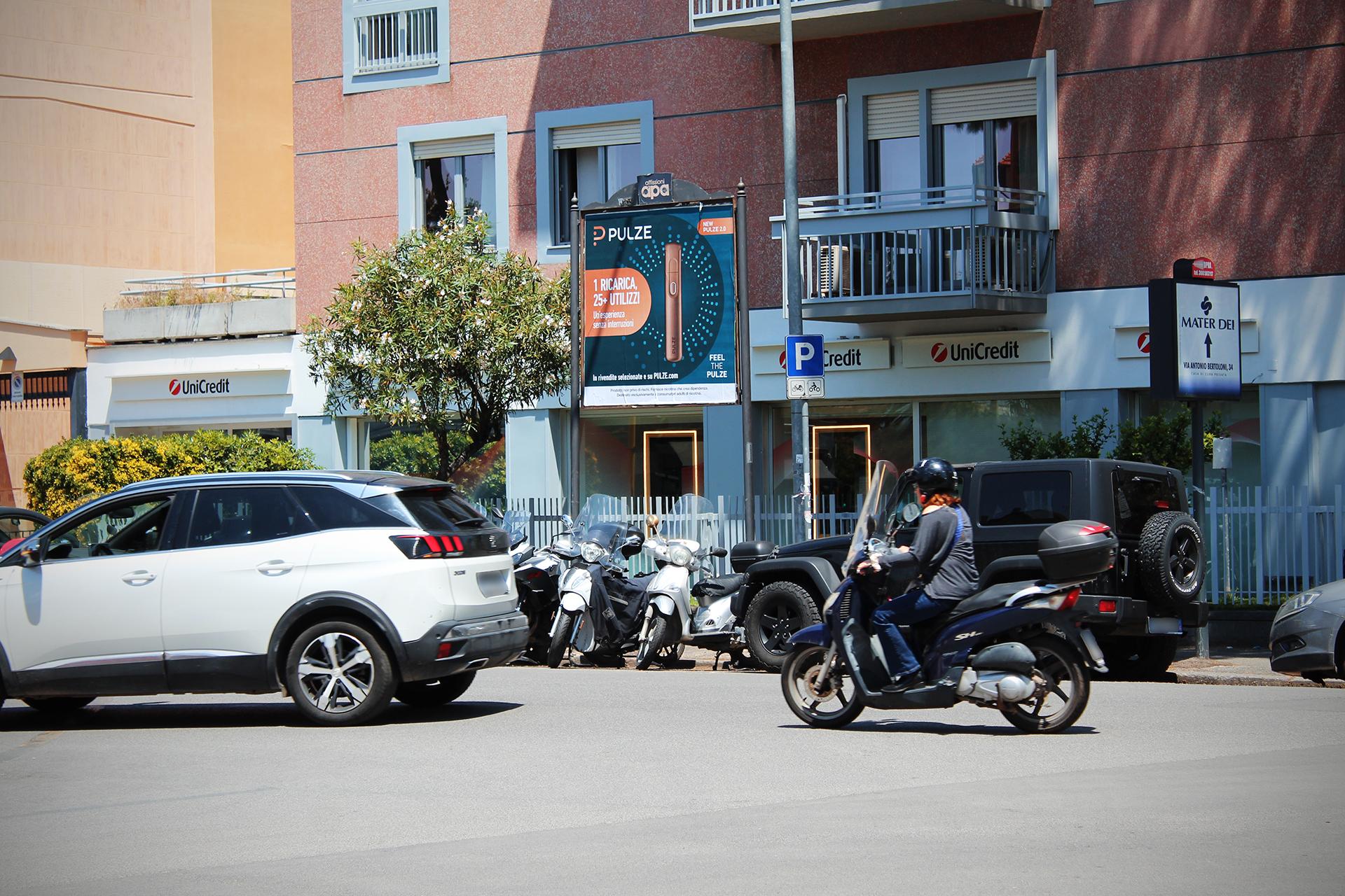 Impianto STENDARDO a Roma, in zona Il Cigno