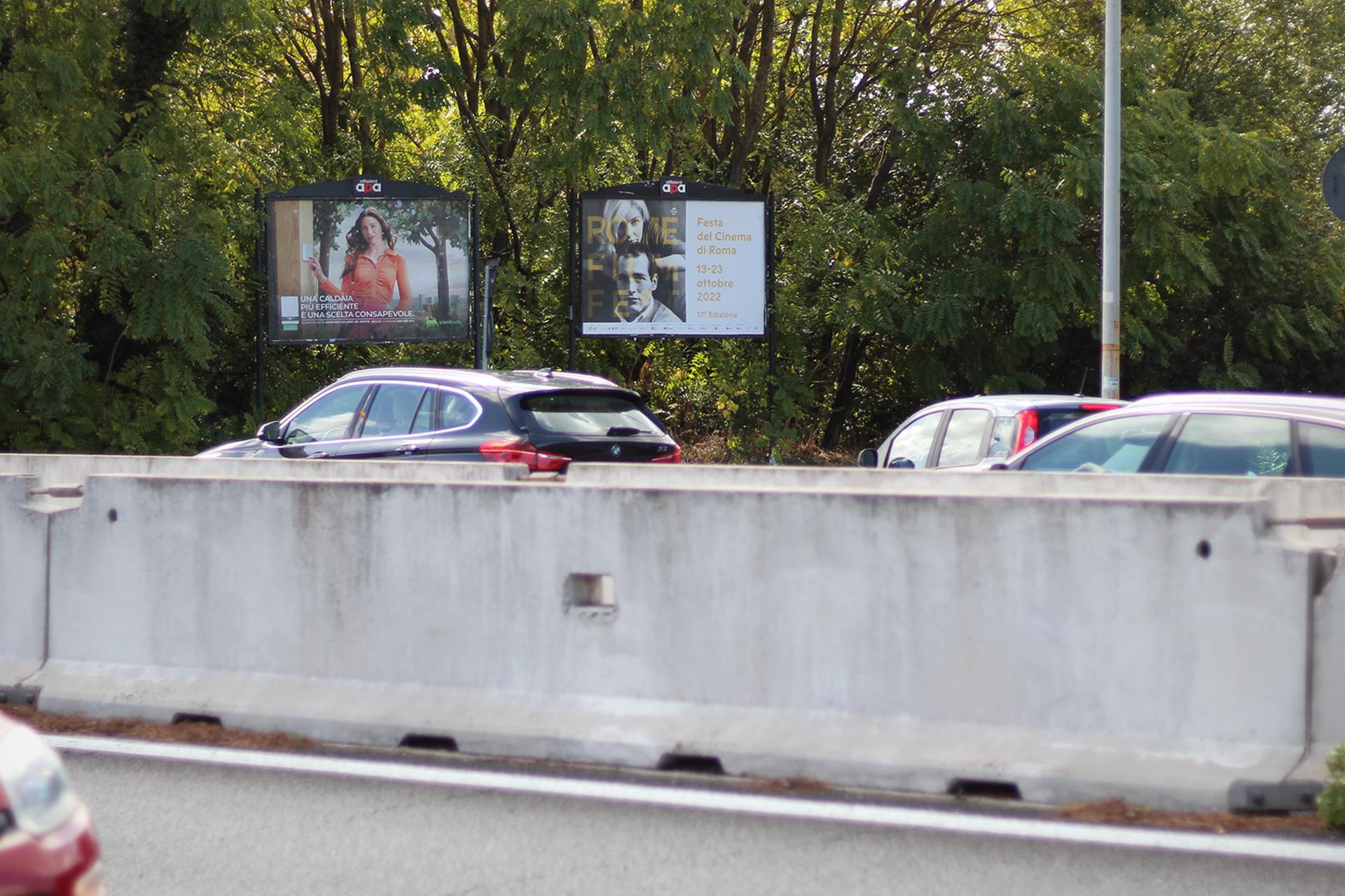 Impianto a CORSO FRANCIA - ang. Via Uruguay (dx)  Roma