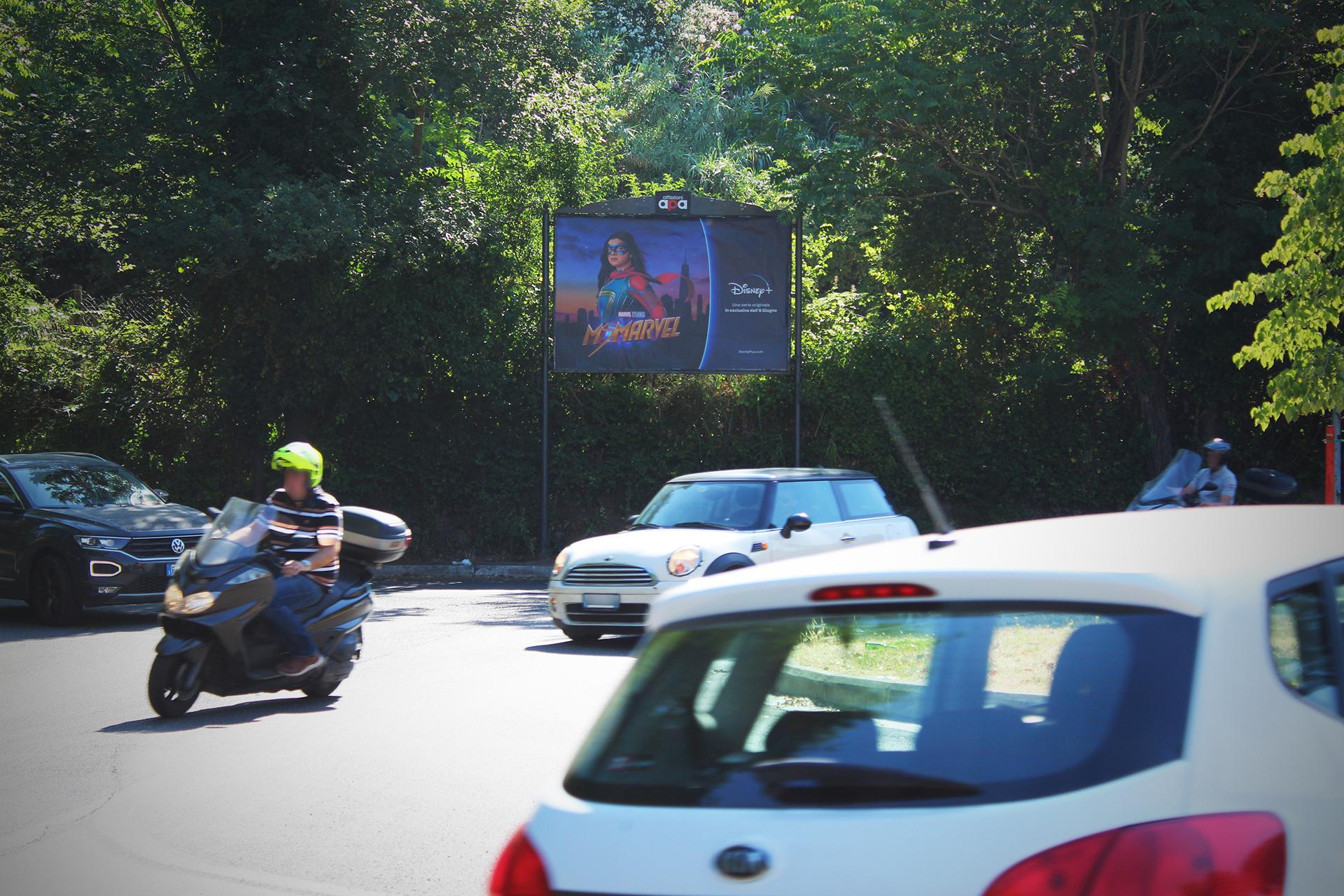 Impianto POSTER a Roma, in zona Impact Food