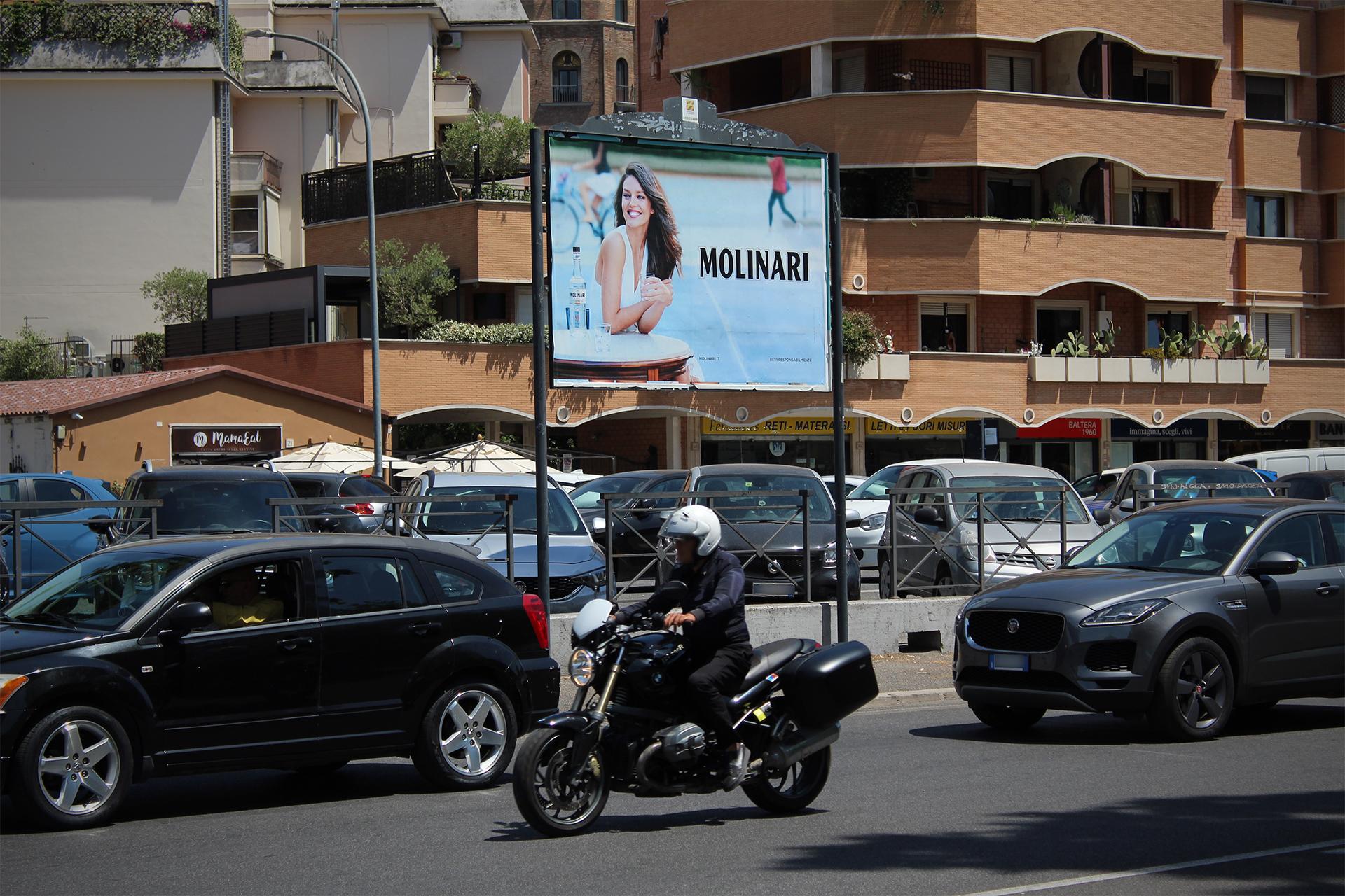 Impianto POSTER a Roma, in zona Locanda Mr. Saggio