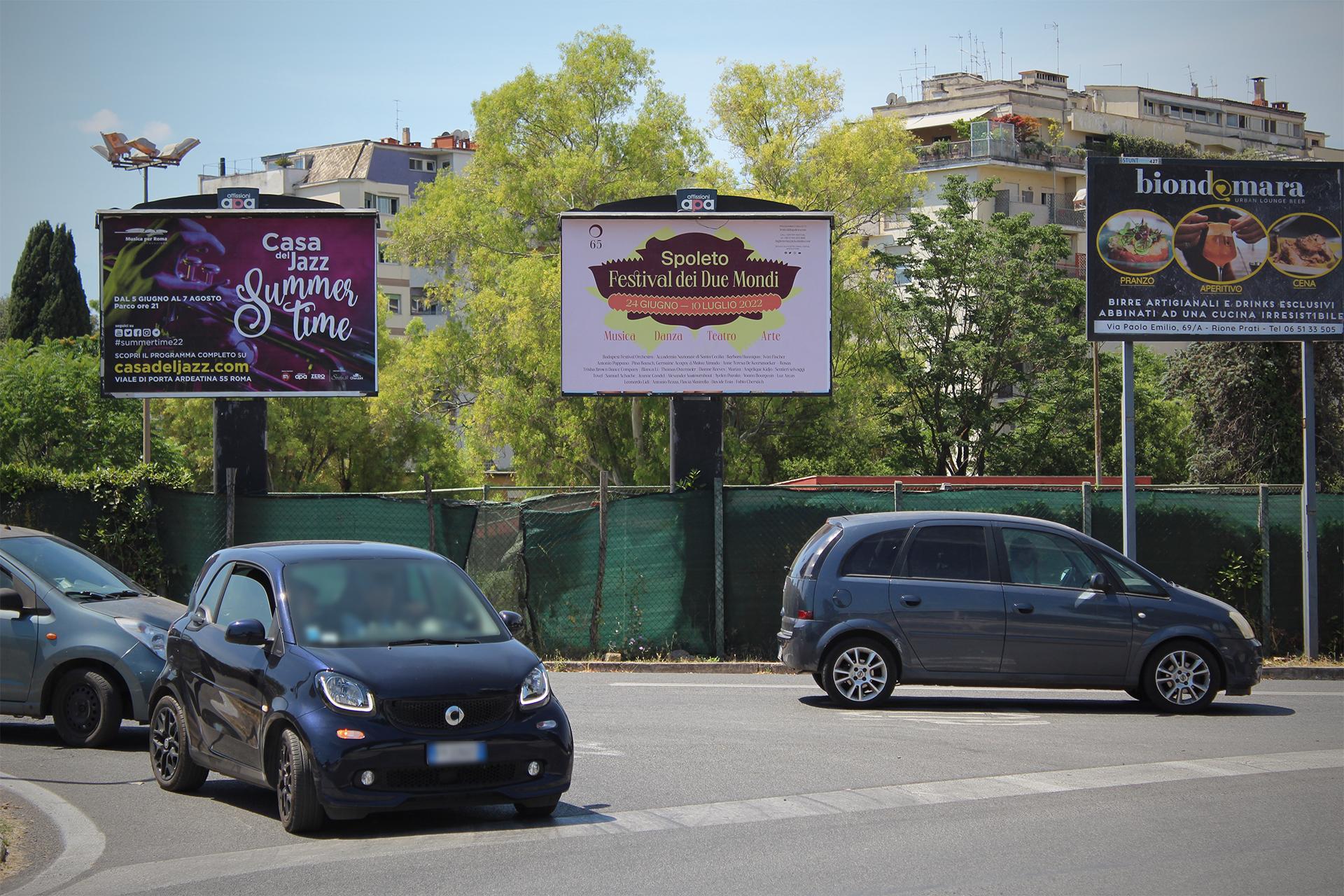 Impianto POSTER a Roma, in zona Nojo