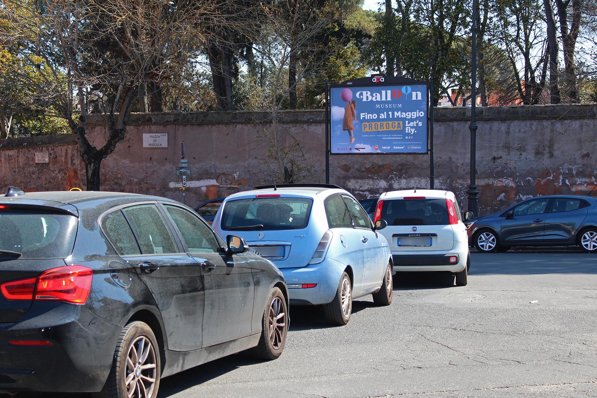 Impianto POSTER a Roma, in zona La casa del Cremolato